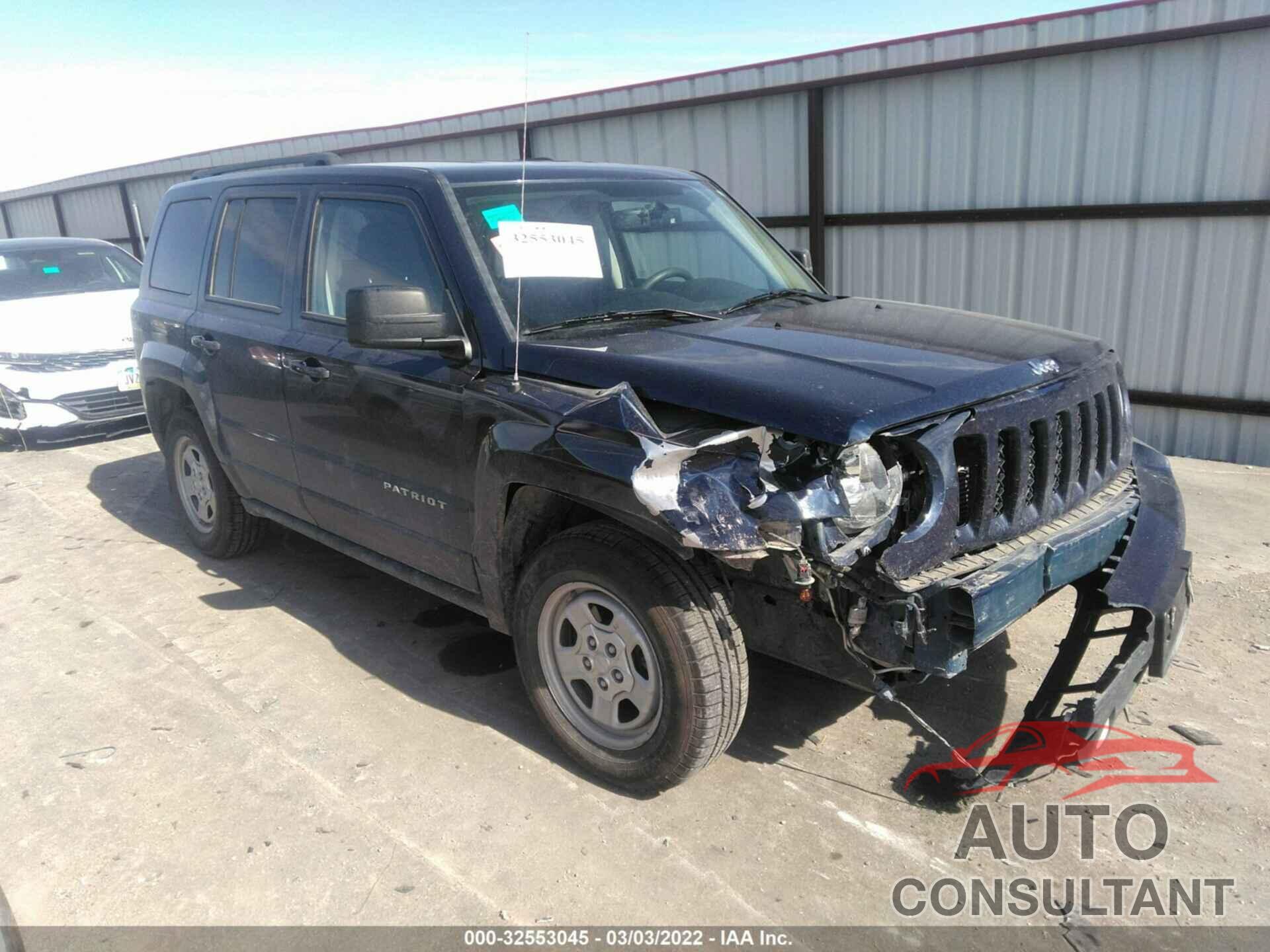 JEEP PATRIOT 2016 - 1C4NJRBB5GD594691