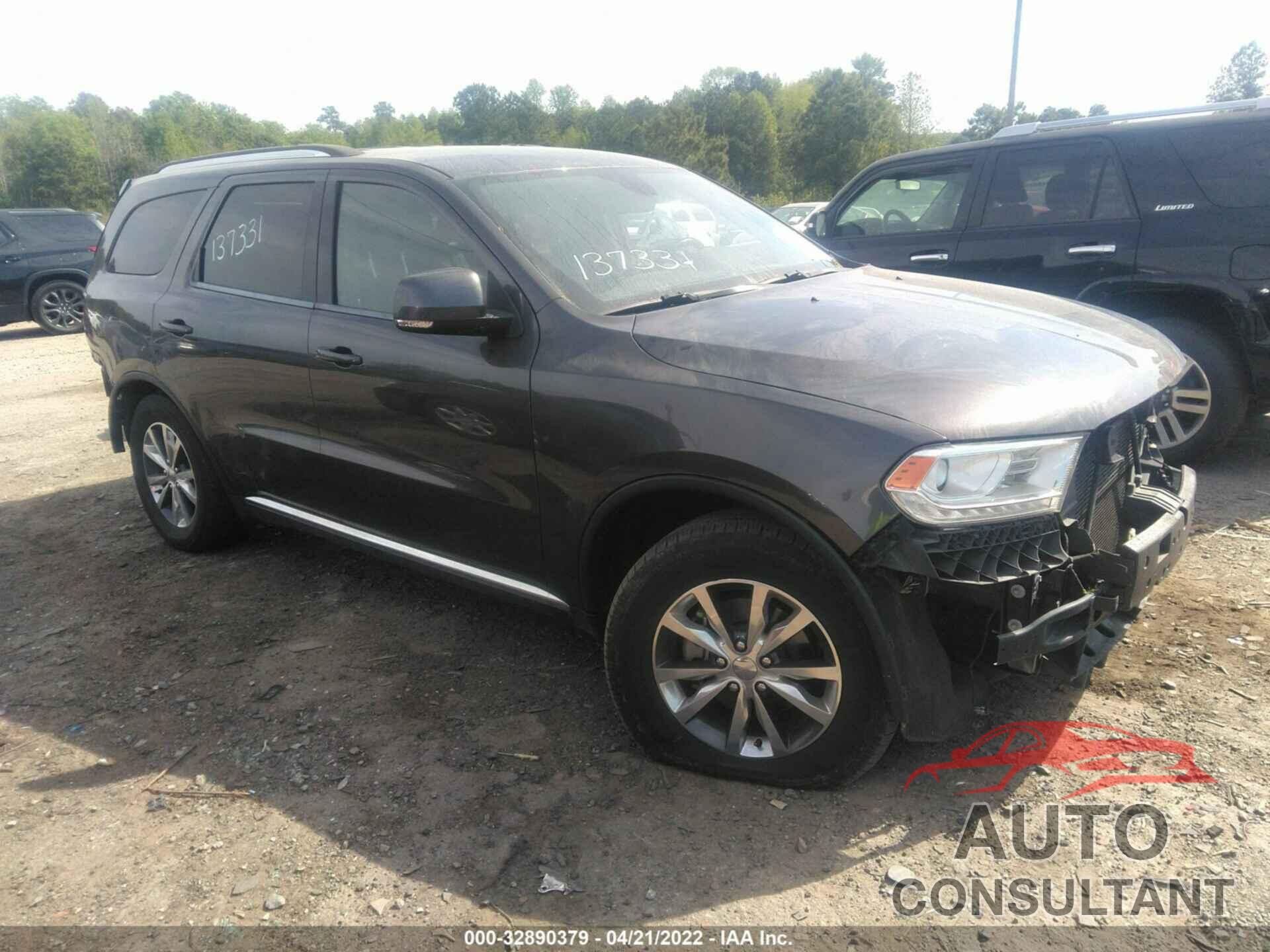 DODGE DURANGO 2016 - 1C4RDHDG5GC301258