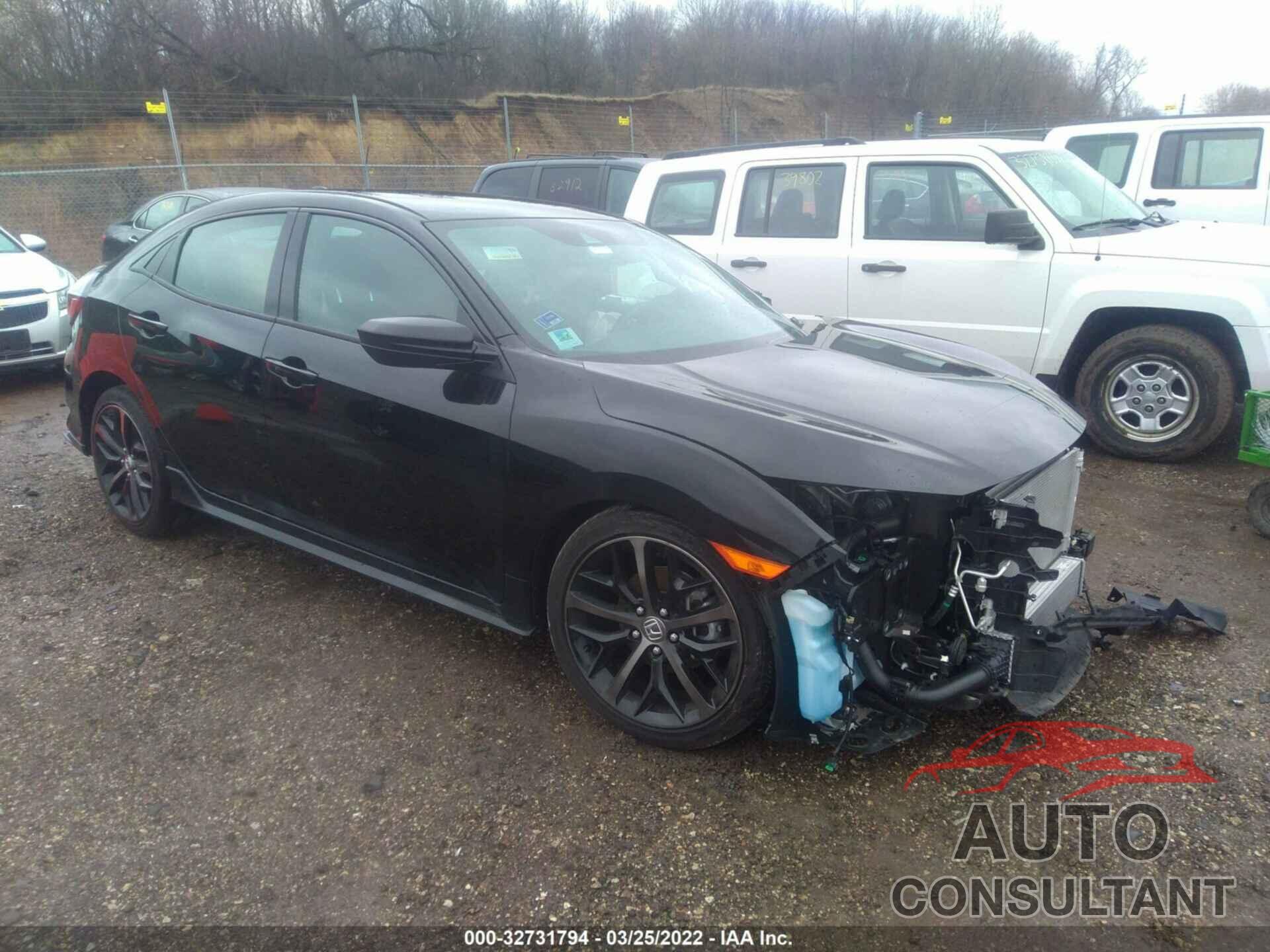 HONDA CIVIC HATCHBACK 2021 - SHHFK7H48MU205219