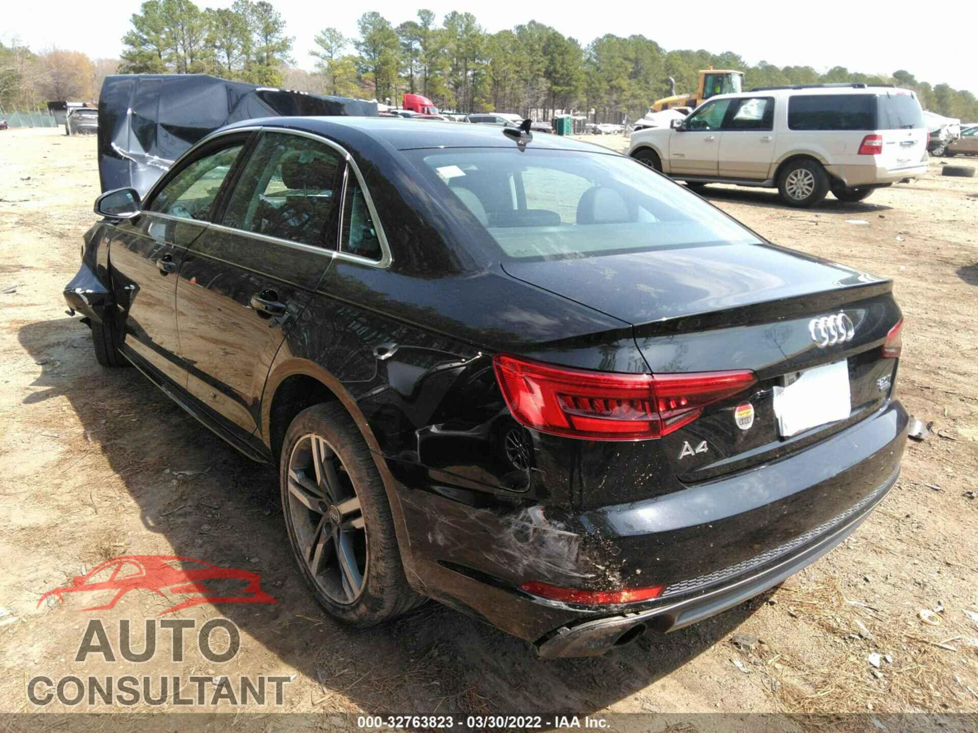 AUDI A4 2017 - WAUENAF46HN014164