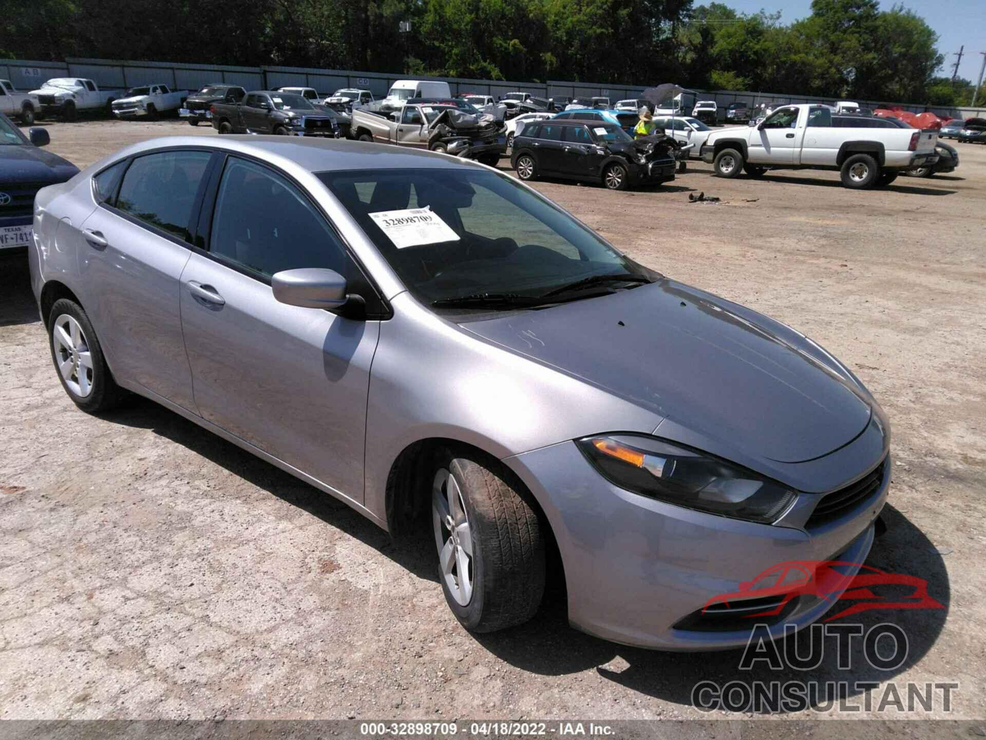 DODGE DART 2016 - 1C3CDFBB5GD689592