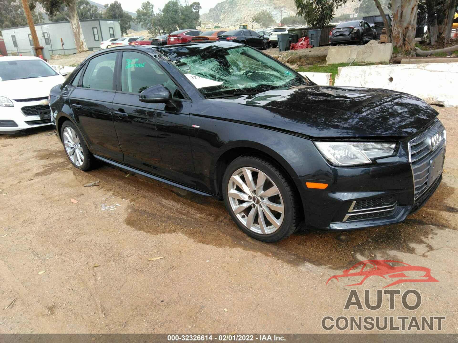 AUDI A4 2018 - WAUKMAF42JA222934