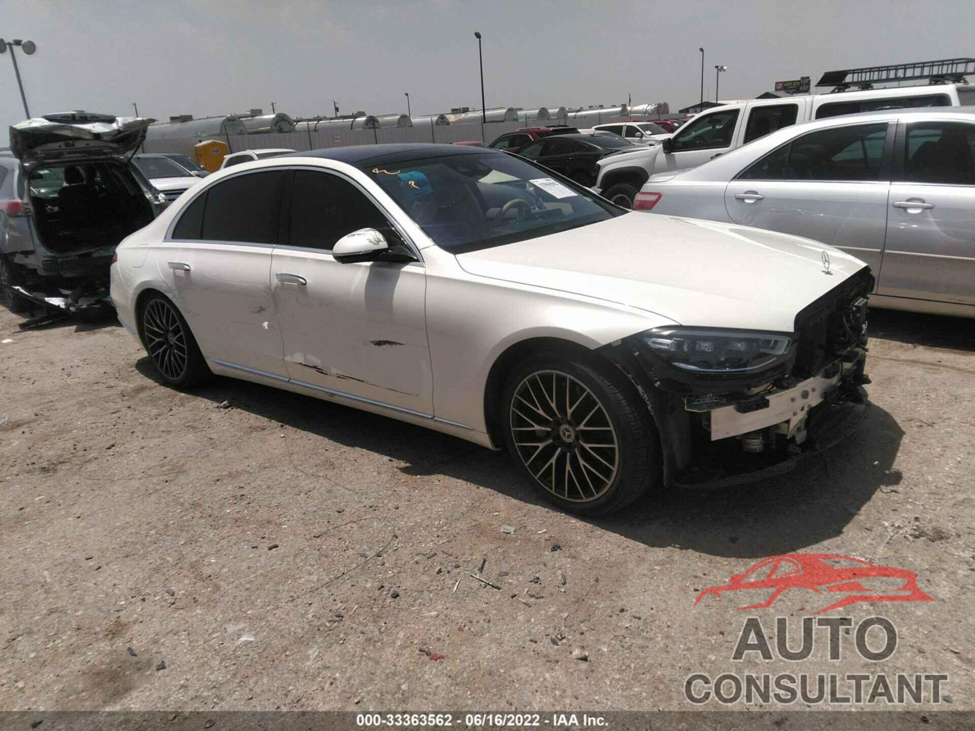 MERCEDES-BENZ S-CLASS 2022 - W1K6G6DB4NA089759