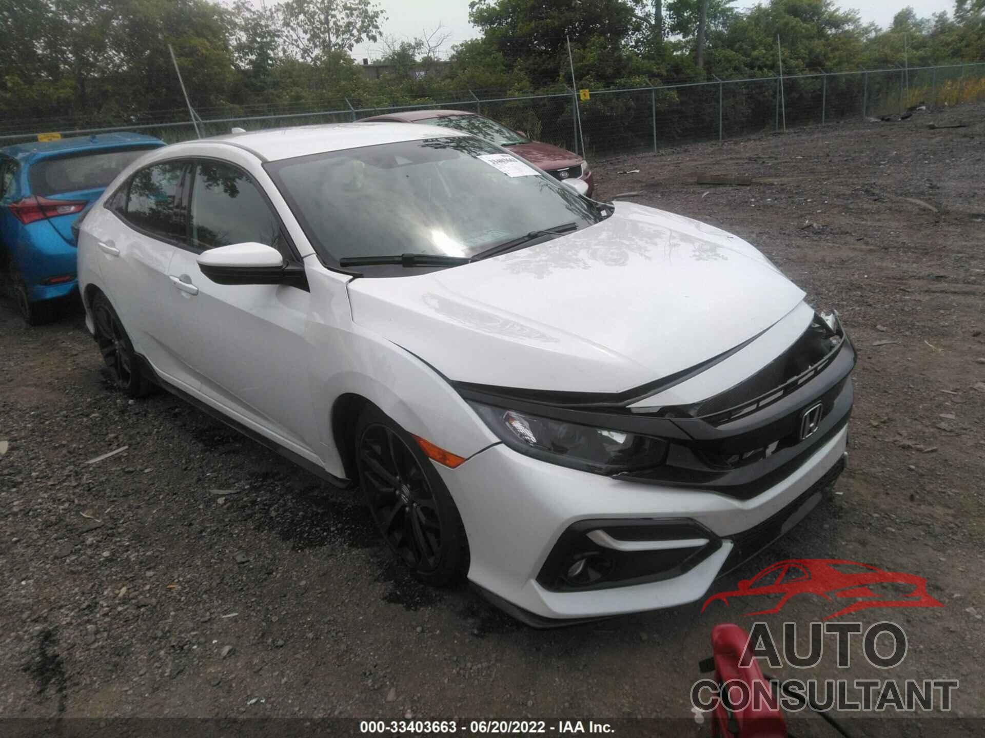 HONDA CIVIC HATCHBACK 2020 - SHHFK7H44LU221951