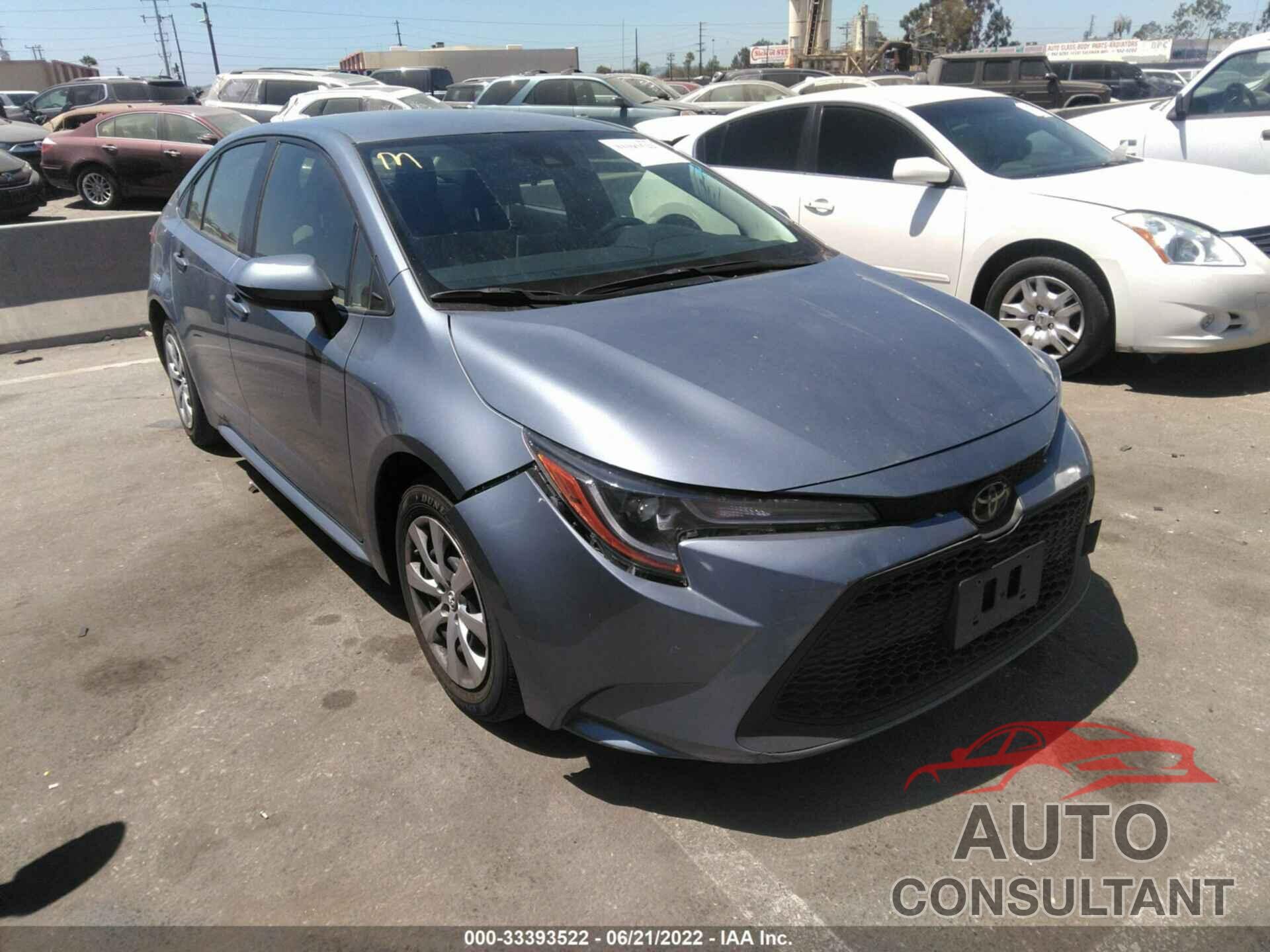 TOYOTA COROLLA 2020 - JTDEPRAEXLJ070880