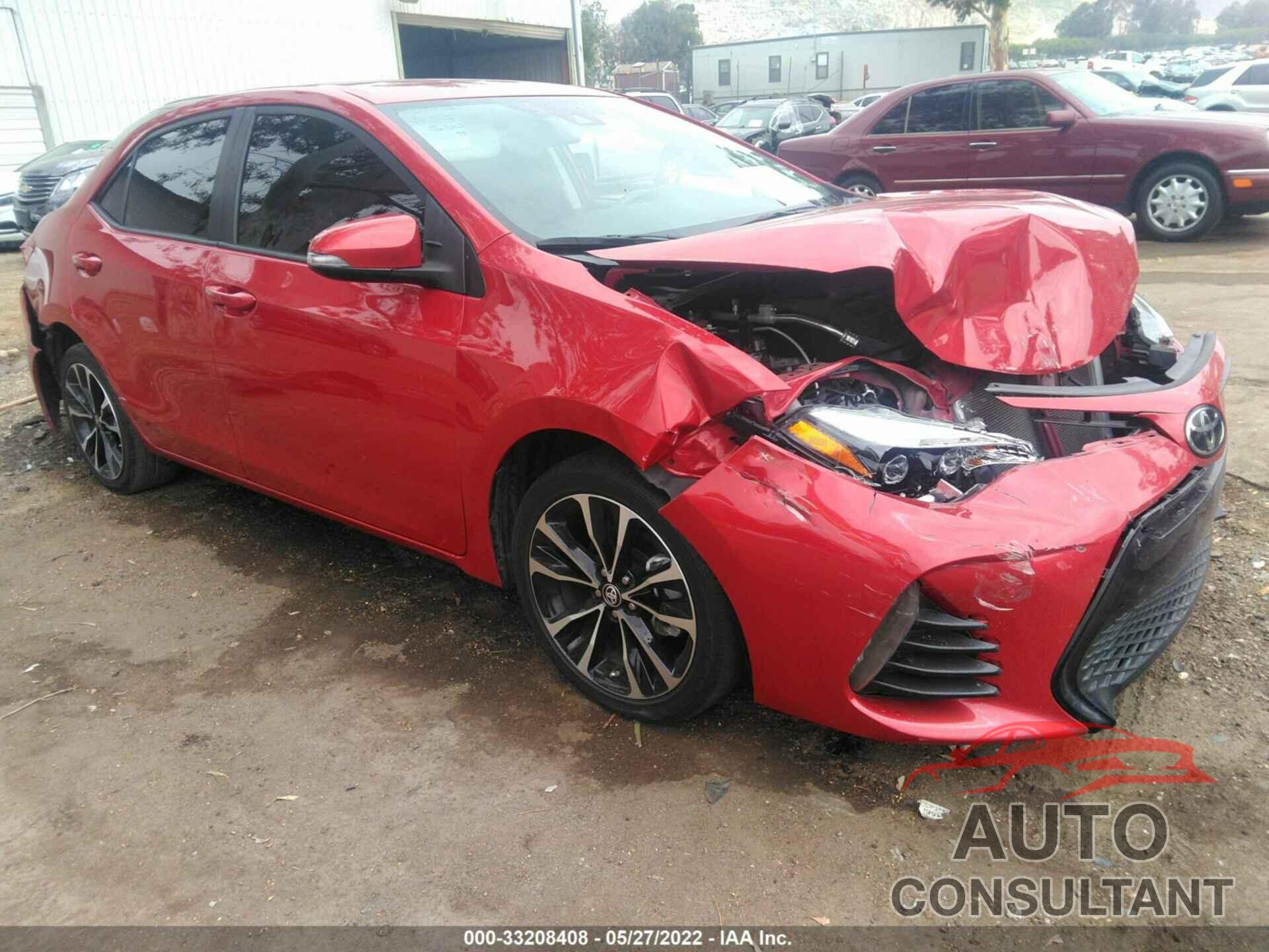 TOYOTA COROLLA 2019 - 2T1BURHE2KC169768