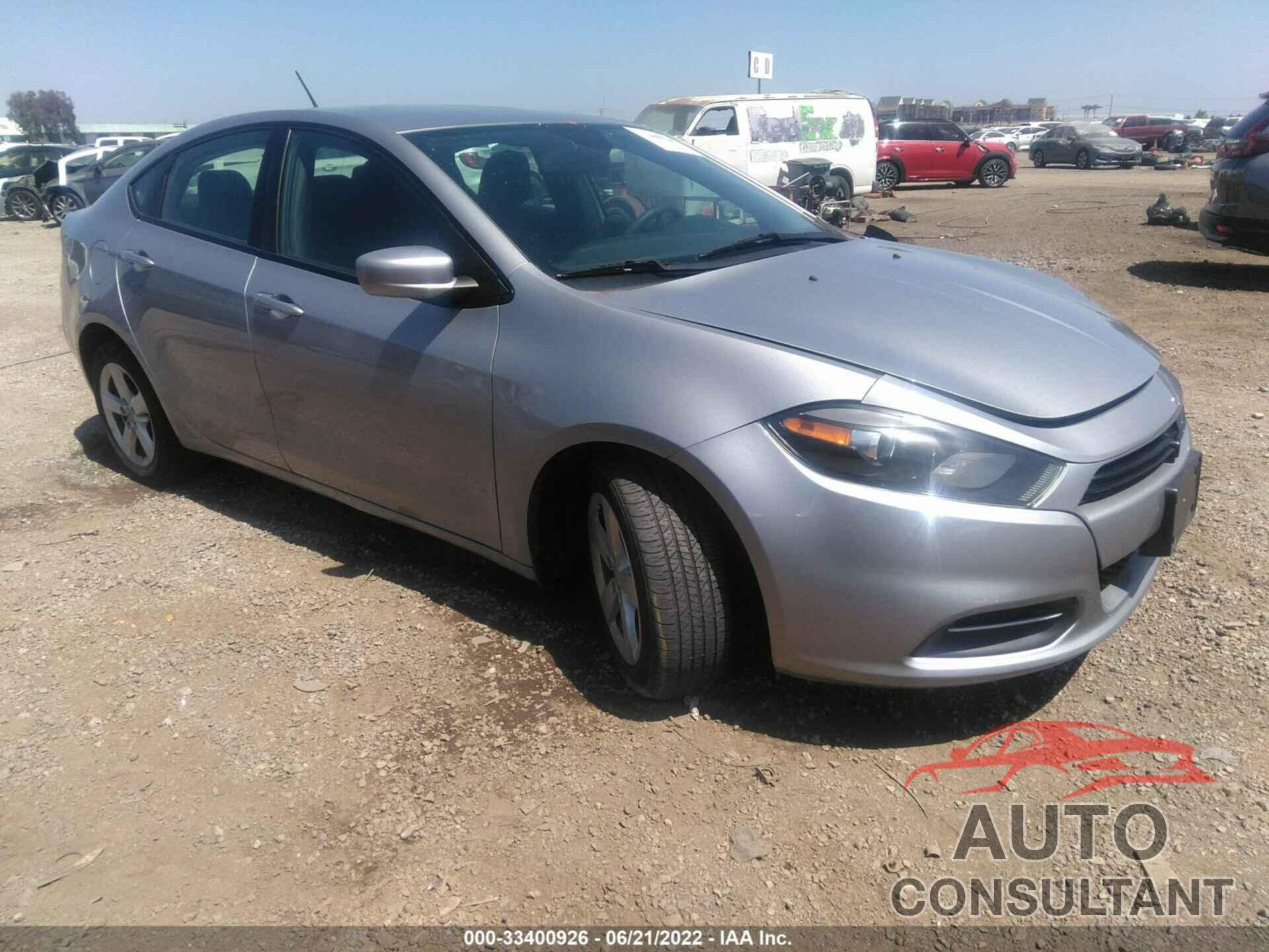 DODGE DART 2016 - 1C3CDFBAXGD652464