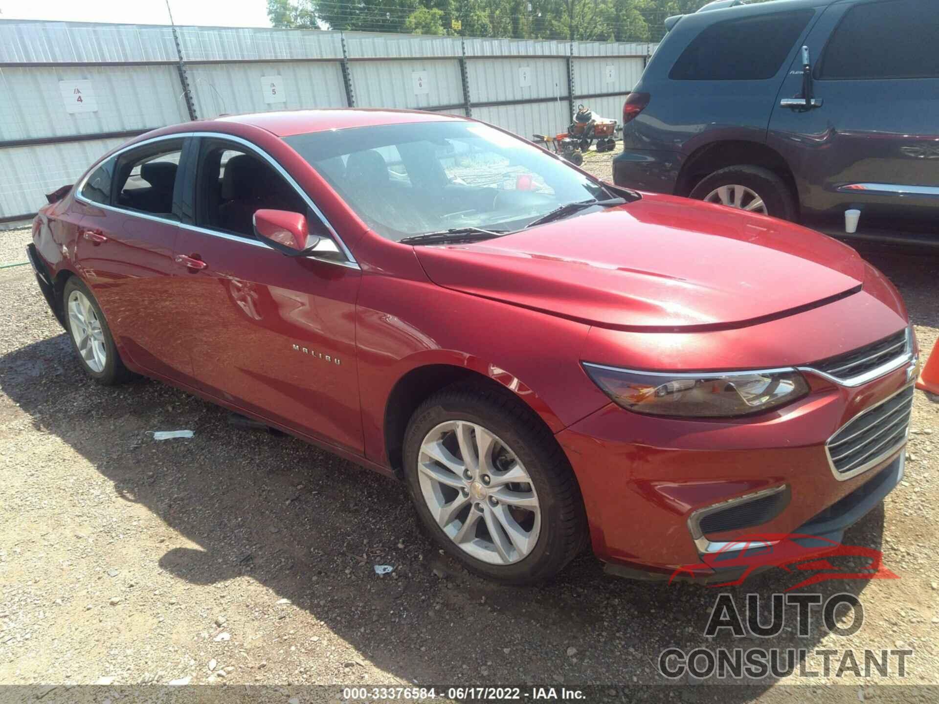 CHEVROLET MALIBU 2016 - 1G1ZE5ST9GF291739