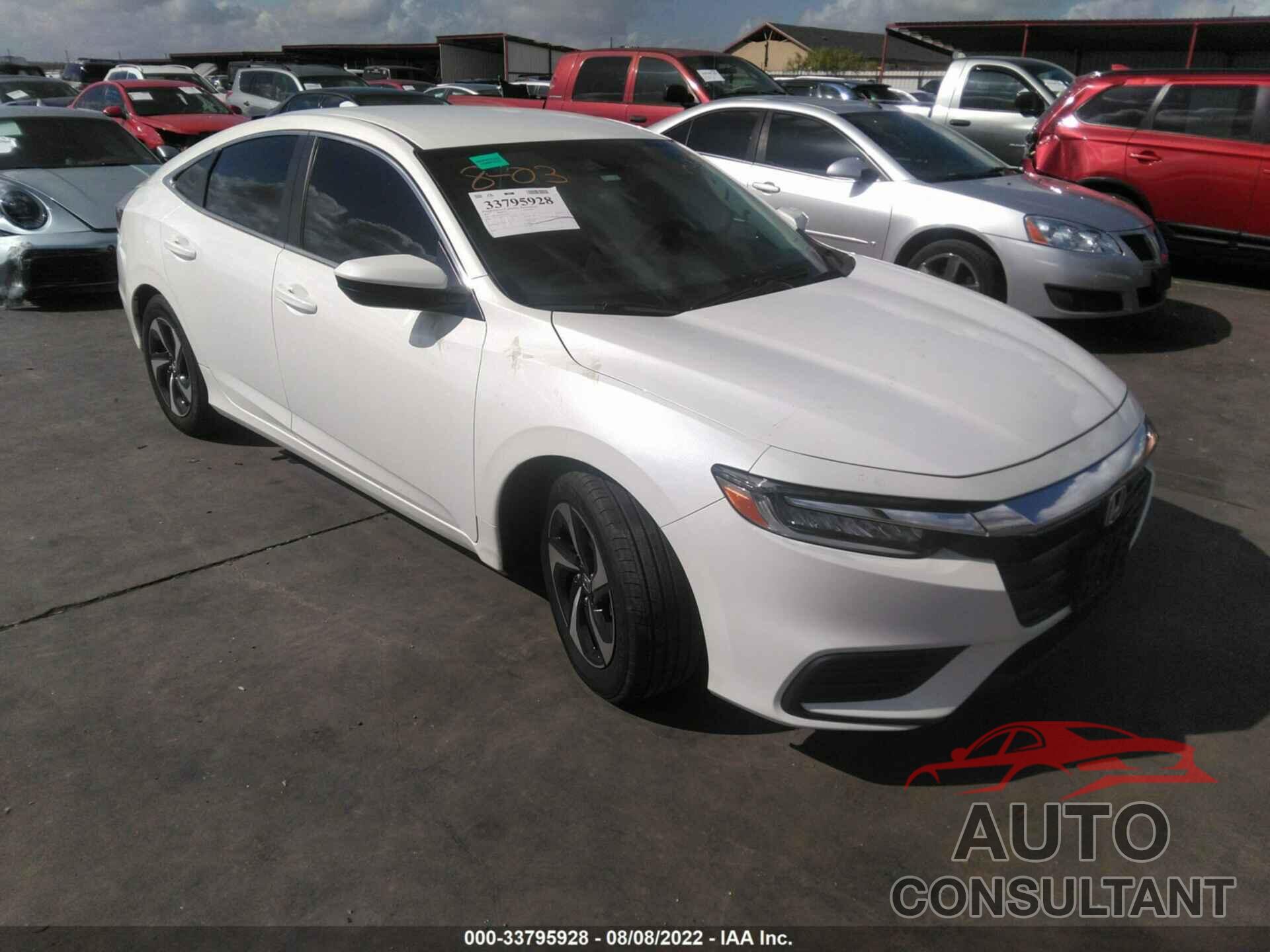 HONDA INSIGHT 2019 - 19XZE4F13KE032919