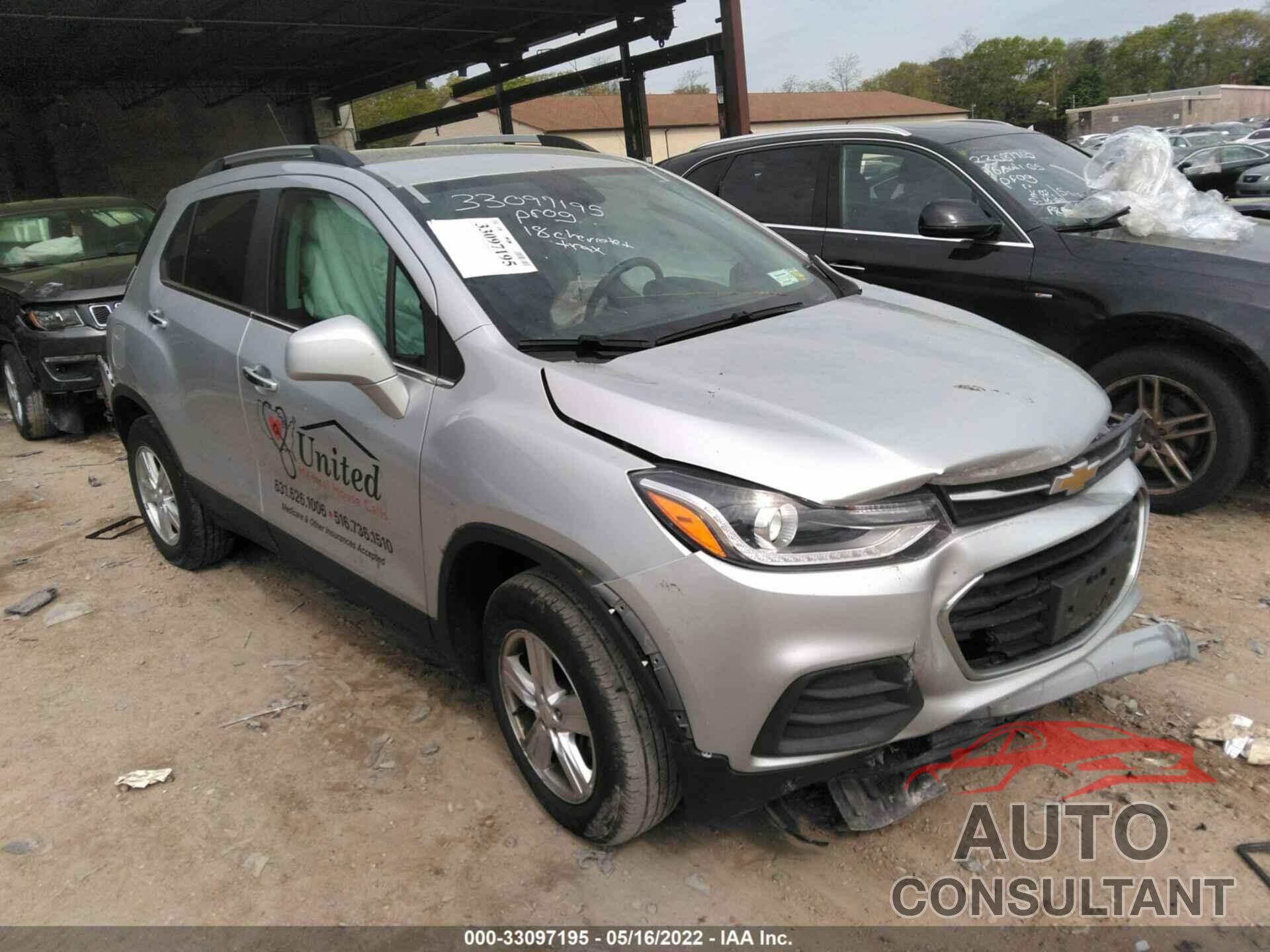 CHEVROLET TRAX 2018 - KL7CJPSB0JB713159