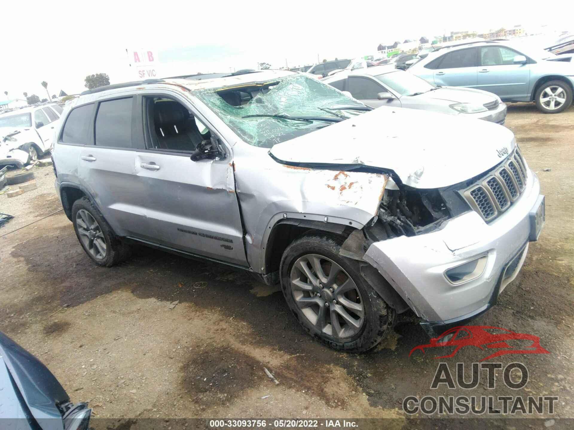 JEEP GRAND CHEROKEE 2016 - 1C4RJFBG9GC405512
