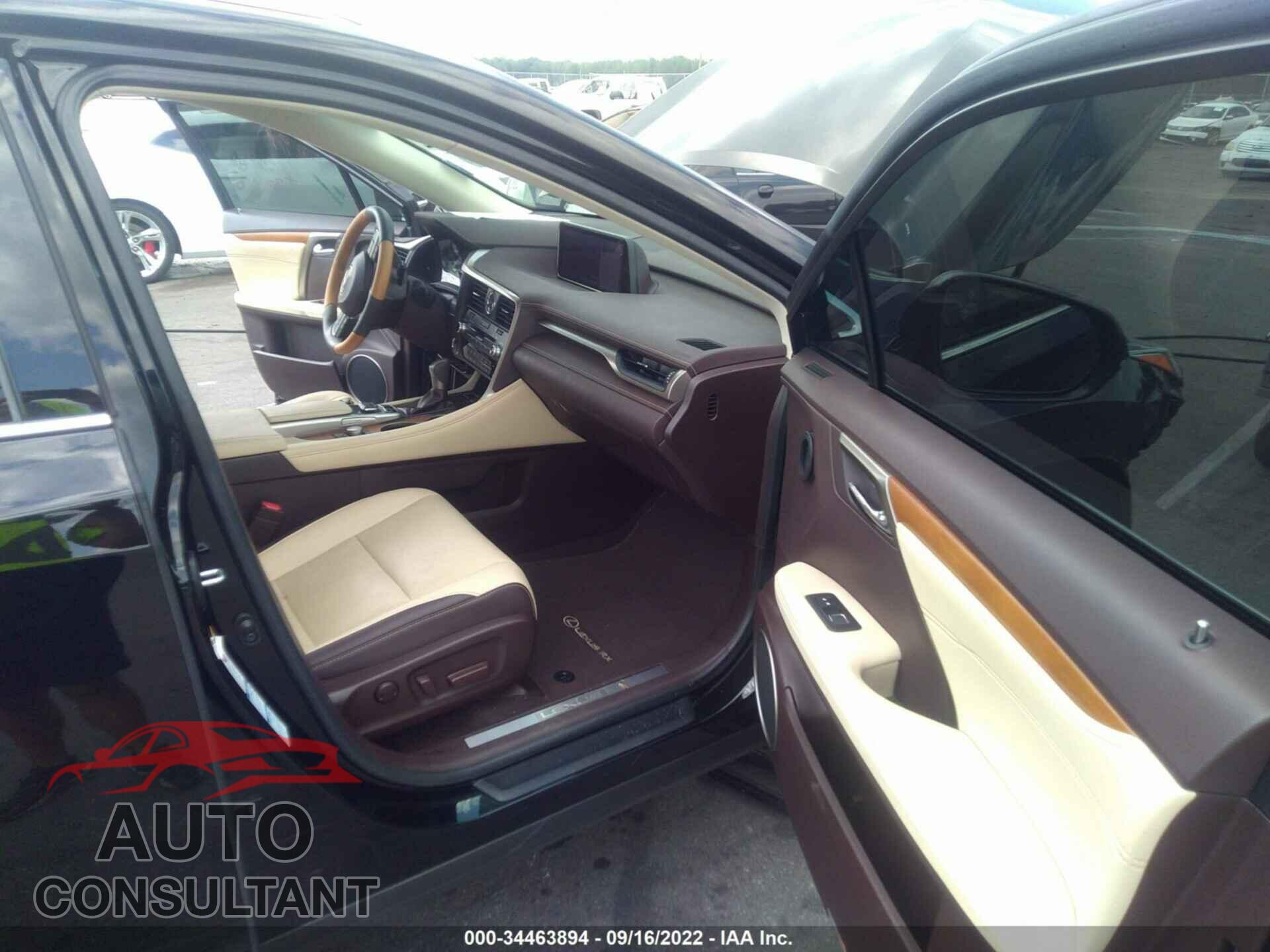 LEXUS RX 2019 - 2T2BZMCA4KC193865