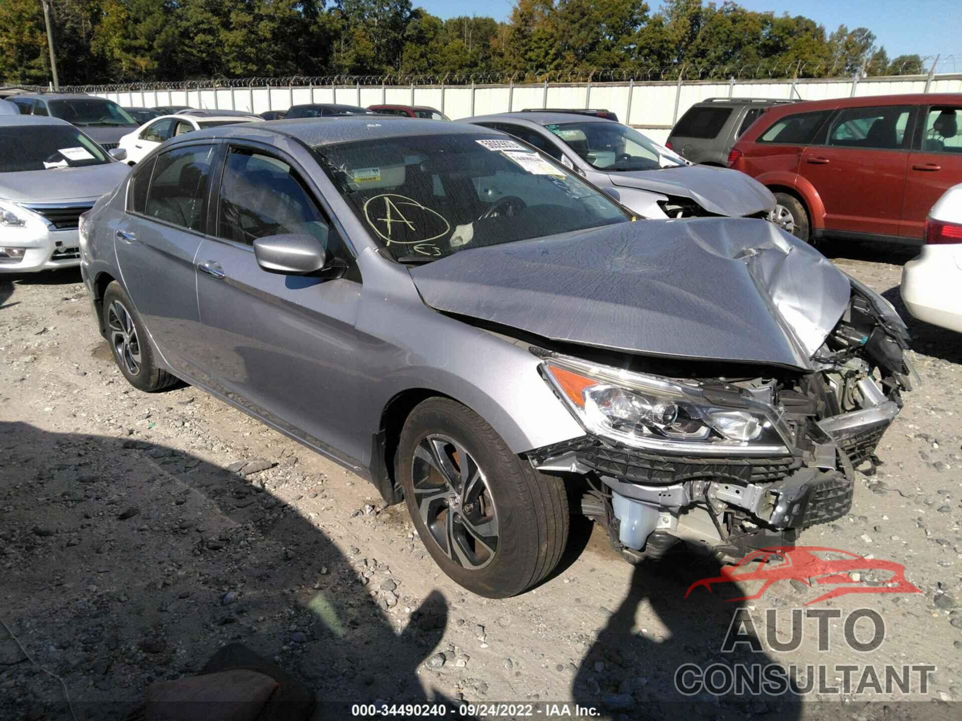 HONDA ACCORD SEDAN 2017 - 1HGCR2F38HA231509