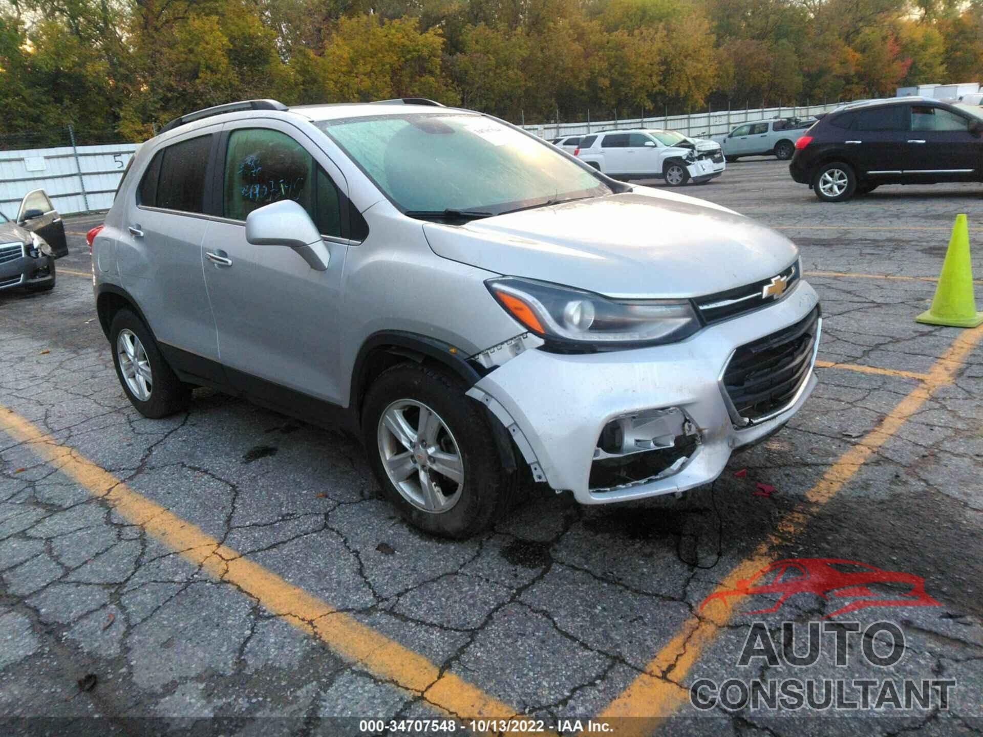 CHEVROLET TRAX 2018 - KL7CJPSB3JB605876