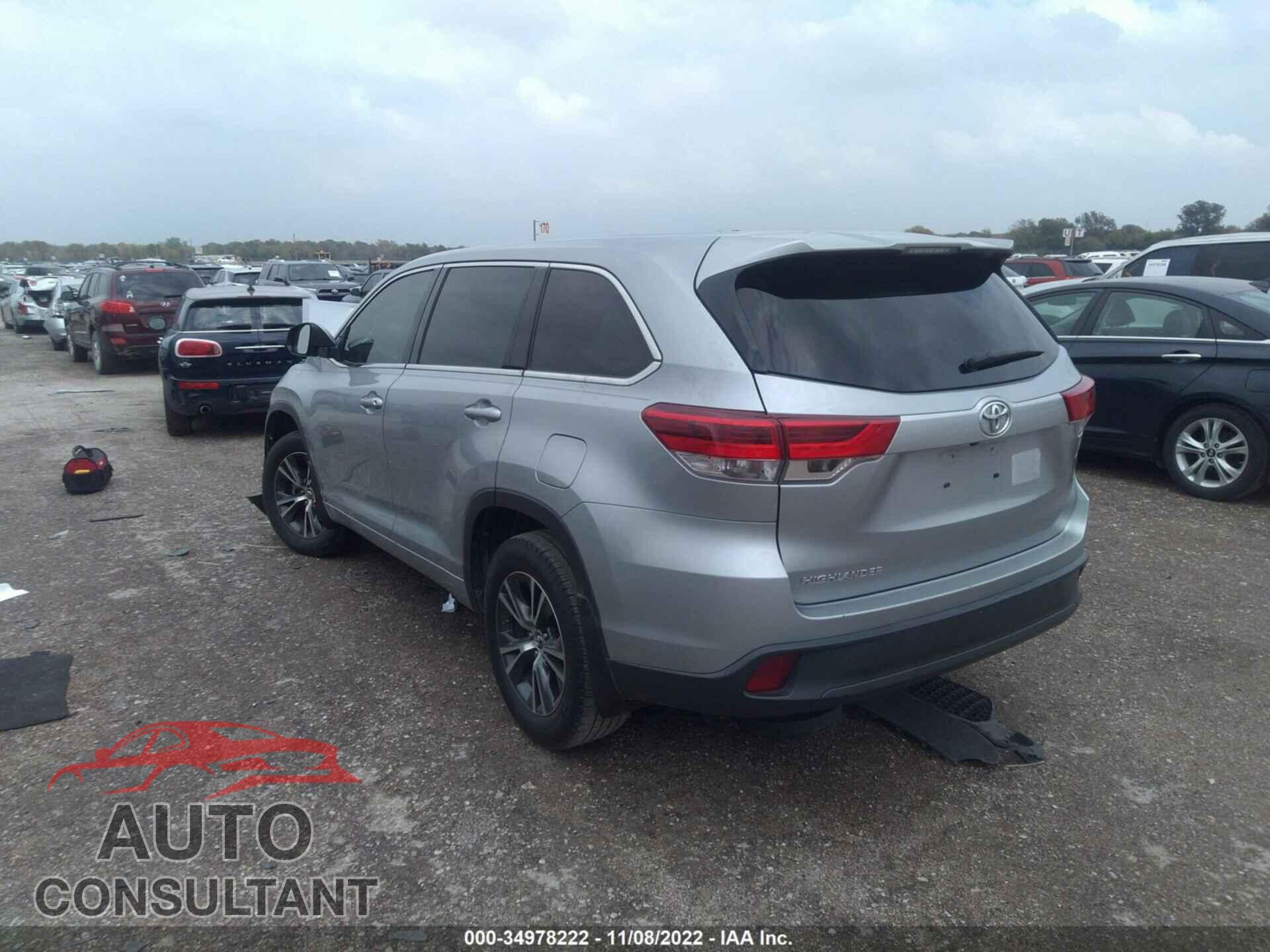 TOYOTA HIGHLANDER 2017 - 5TDZZRFH9HS234578
