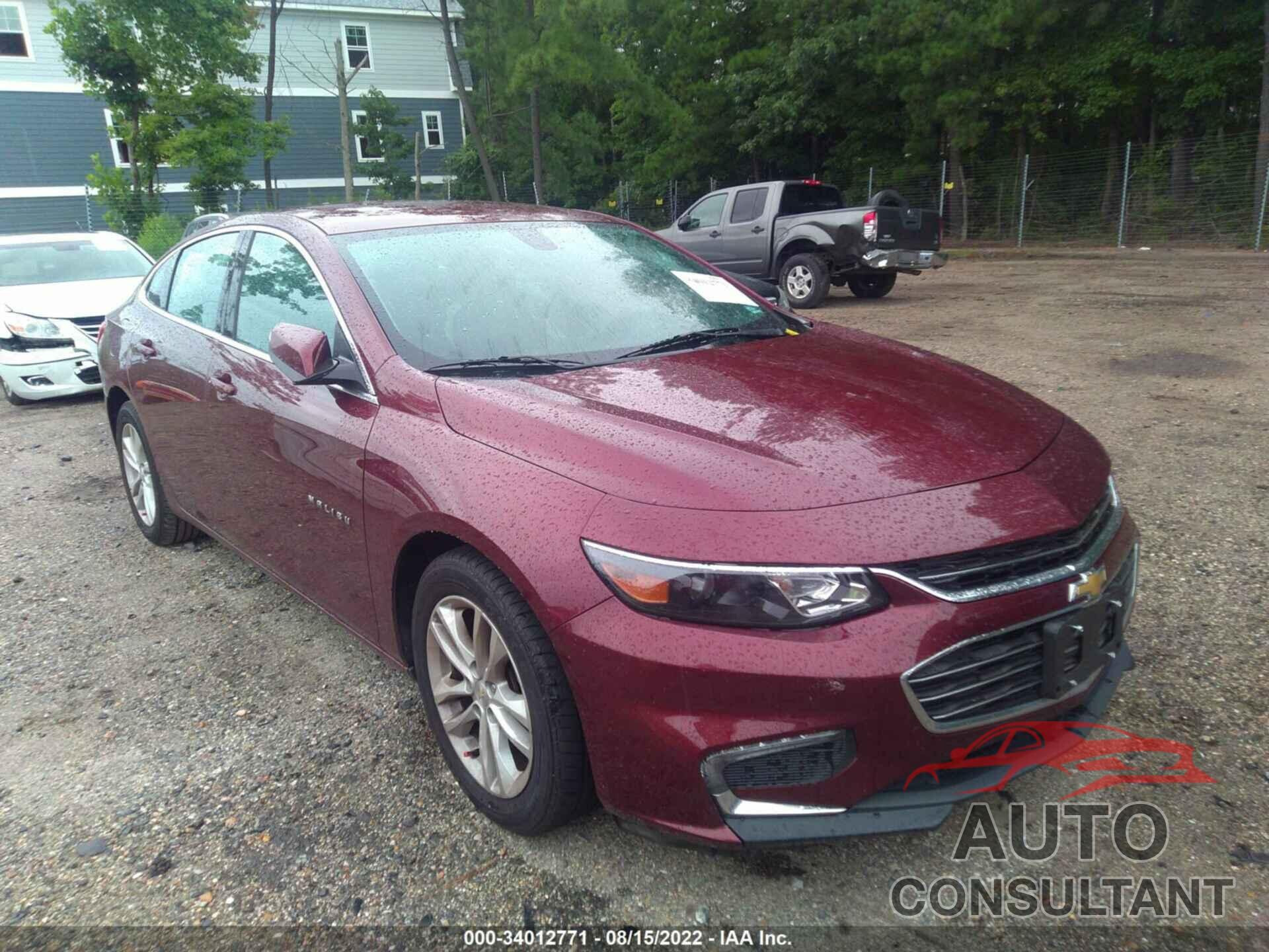 CHEVROLET MALIBU 2016 - 1G1ZE5ST0GF189326