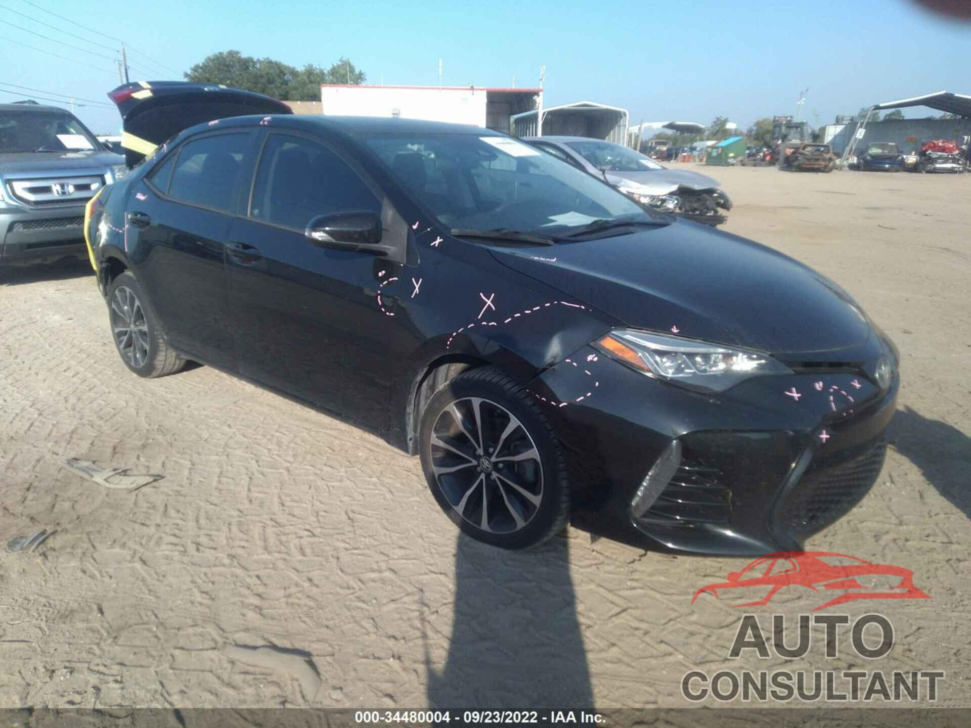 TOYOTA COROLLA 2017 - 2T1BURHE6HC845194