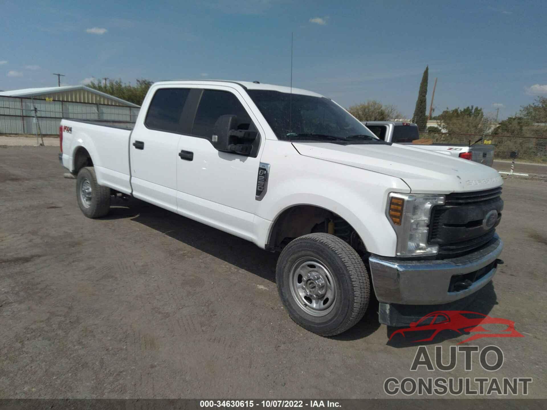 FORD SUPER DUTY F-250 SRW 2019 - 1FT7W2B65KEG72572