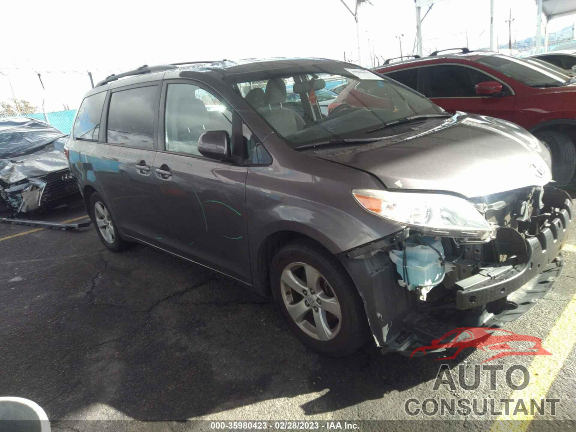 TOYOTA SIENNA 2017 - 5TDKZ3DC7HS788031