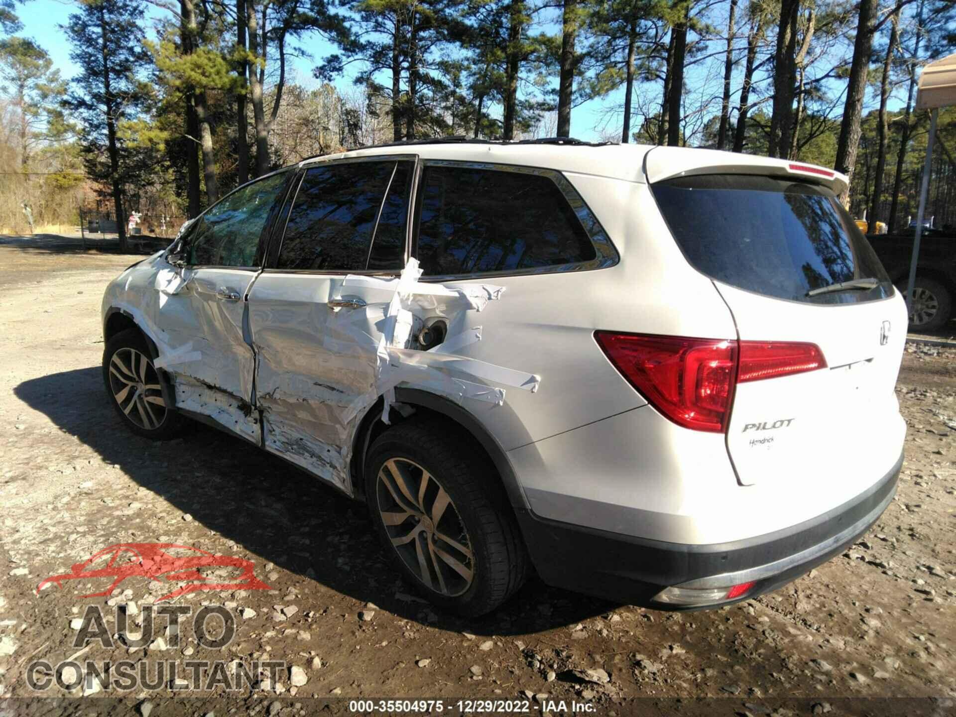 HONDA PILOT 2017 - 5FNYF6H90HB040101