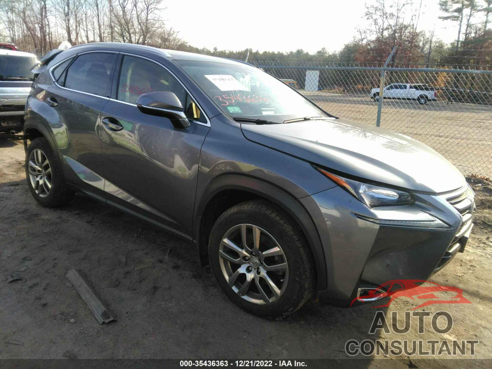 LEXUS NX 200T 2016 - JTJBARBZ9G2055127