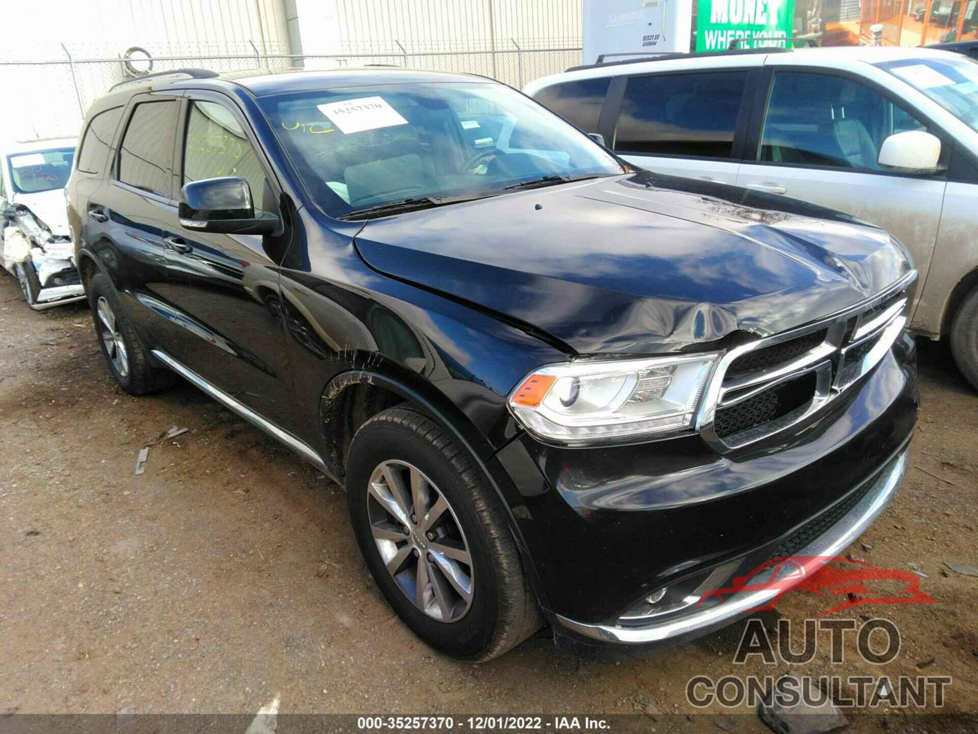 DODGE DURANGO 2016 - 1C4RDJDG3GC362079