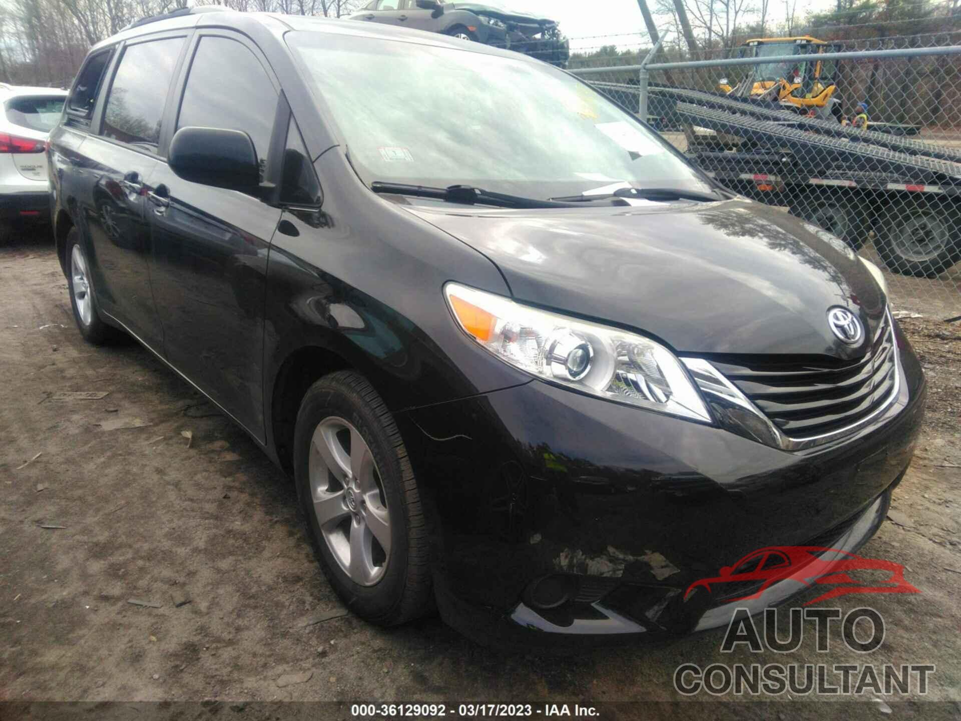 TOYOTA SIENNA 2015 - 5TDKK3DCXFS661033