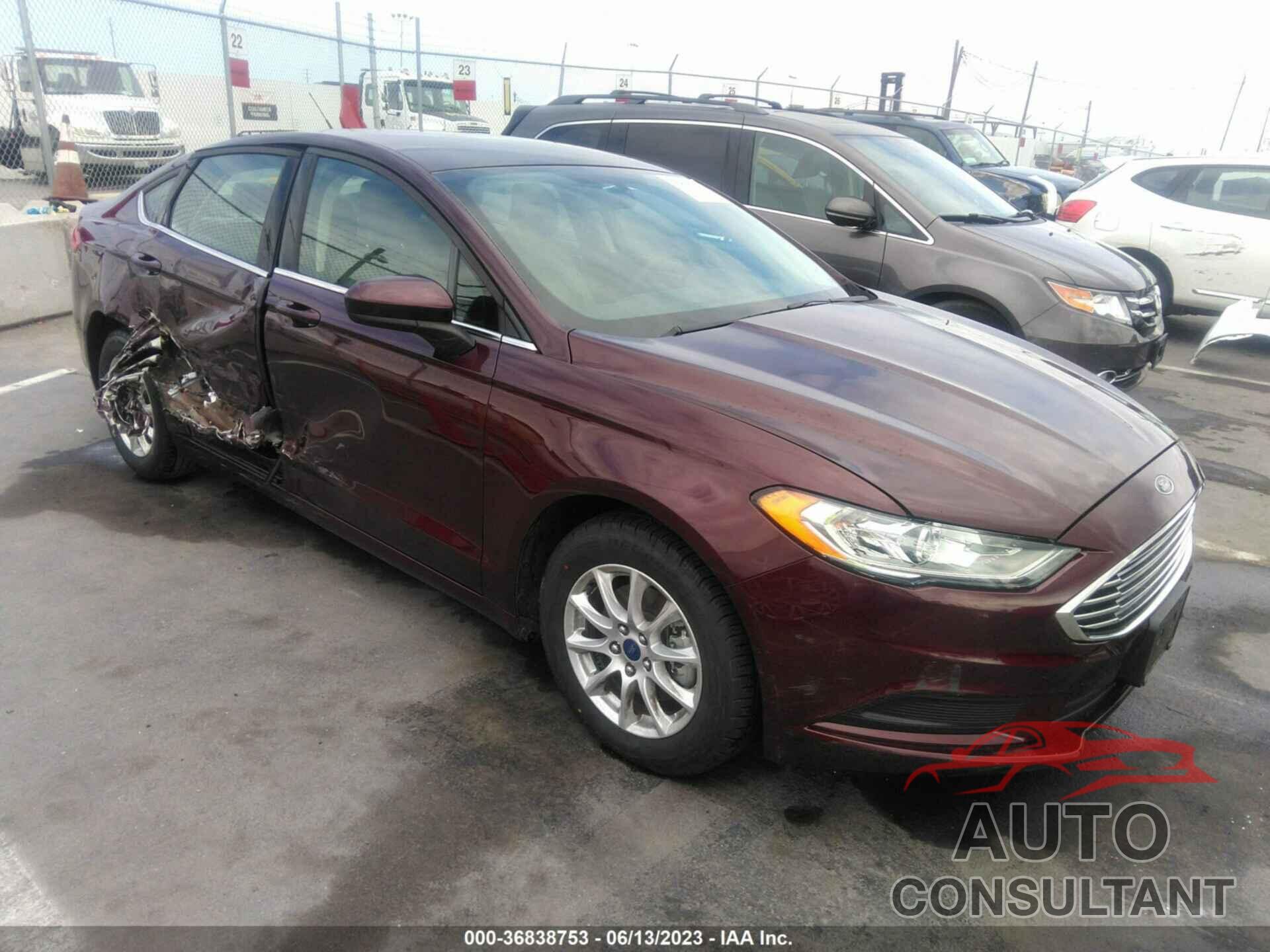 FORD FUSION 2017 - 3FA6P0G77HR299349