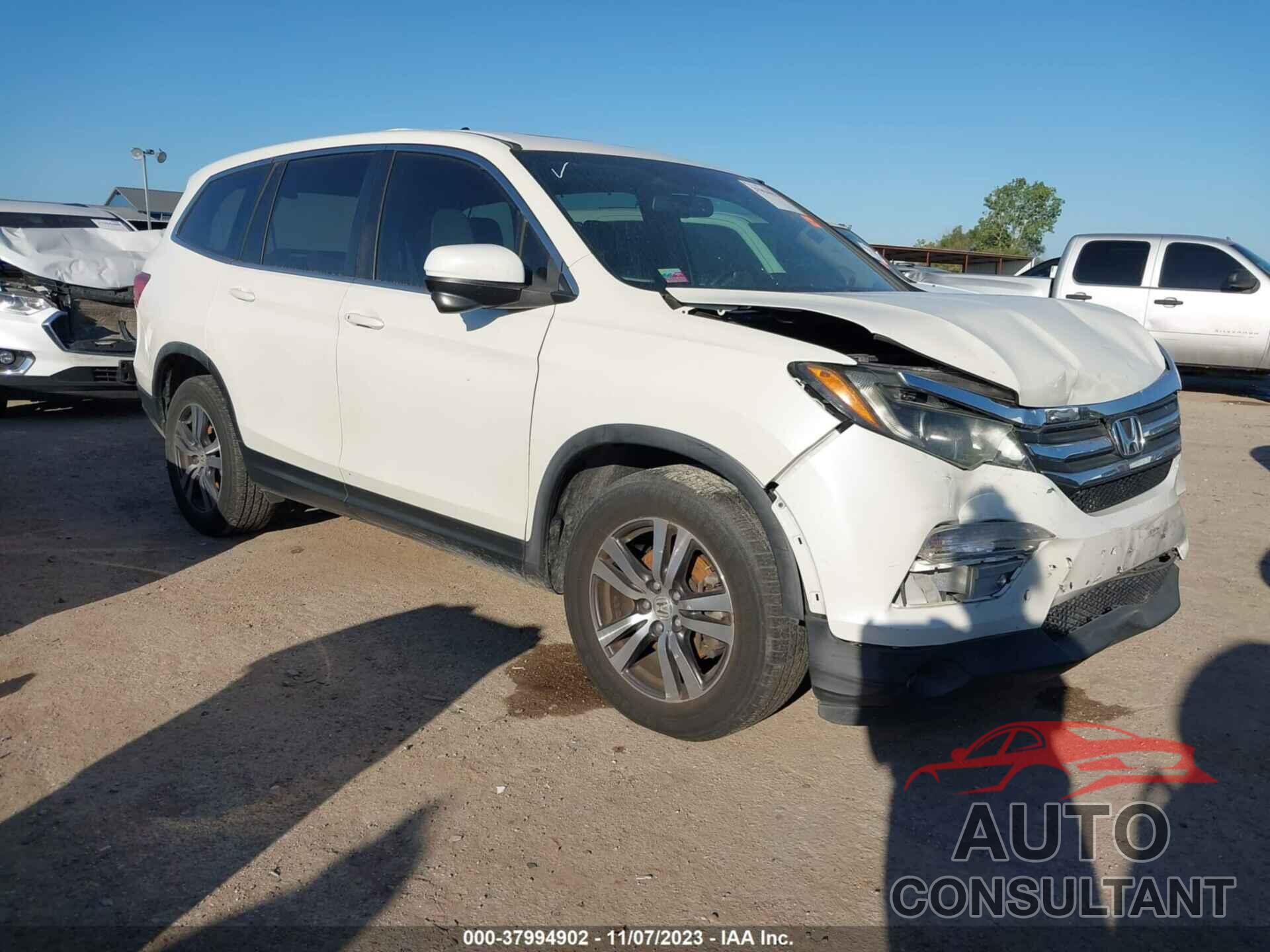 HONDA PILOT 2016 - 5FNYF6H89GB088654