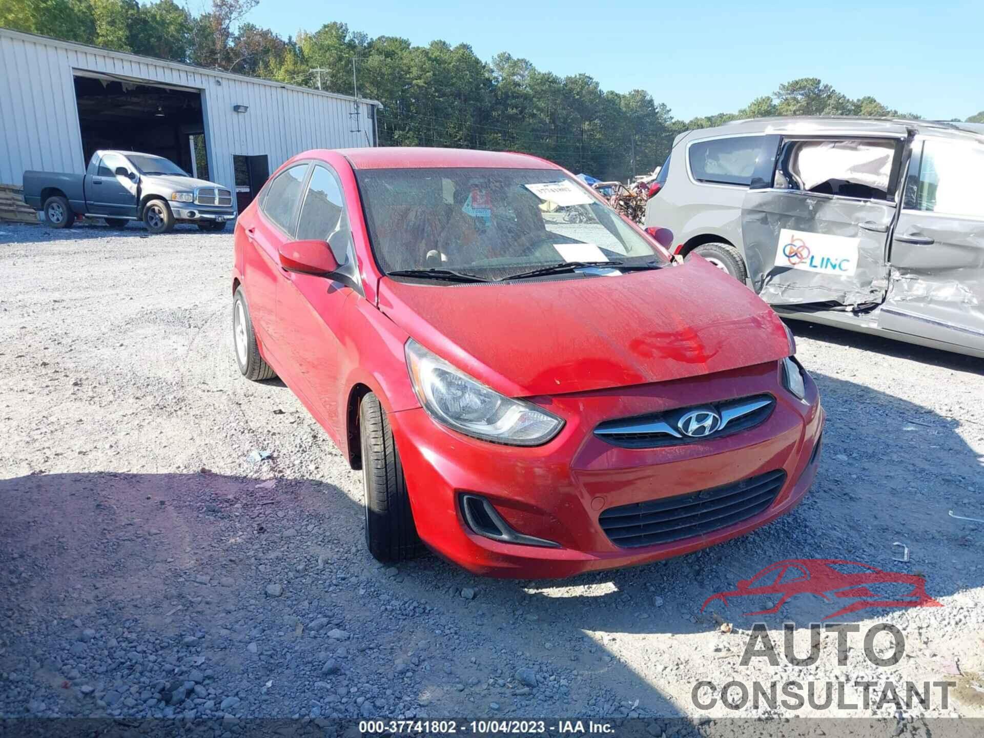 HYUNDAI ACCENT 2013 - KMHCT4AEXDU446317
