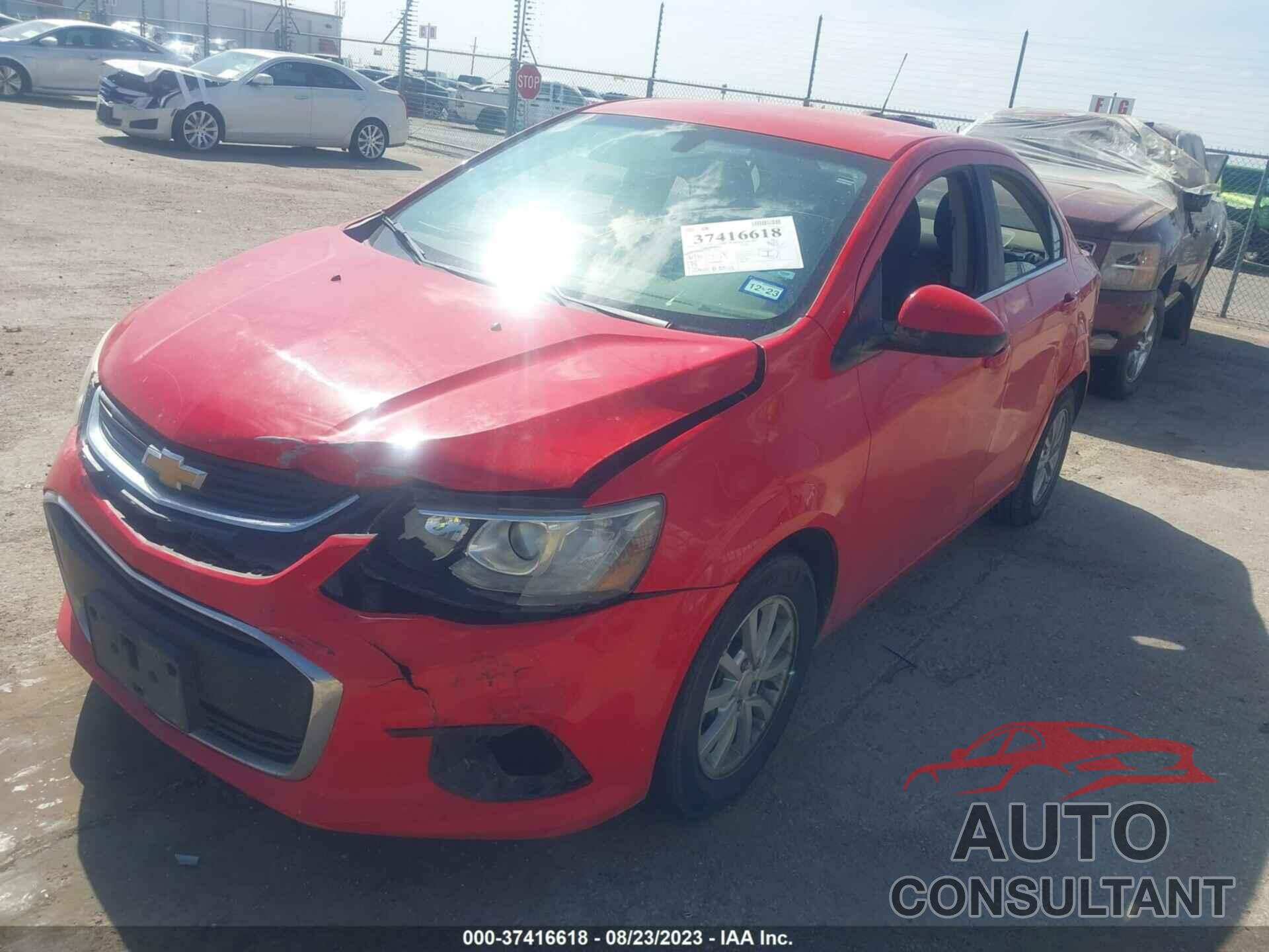 CHEVROLET SONIC 2017 - 1G1JD5SH9H4155555