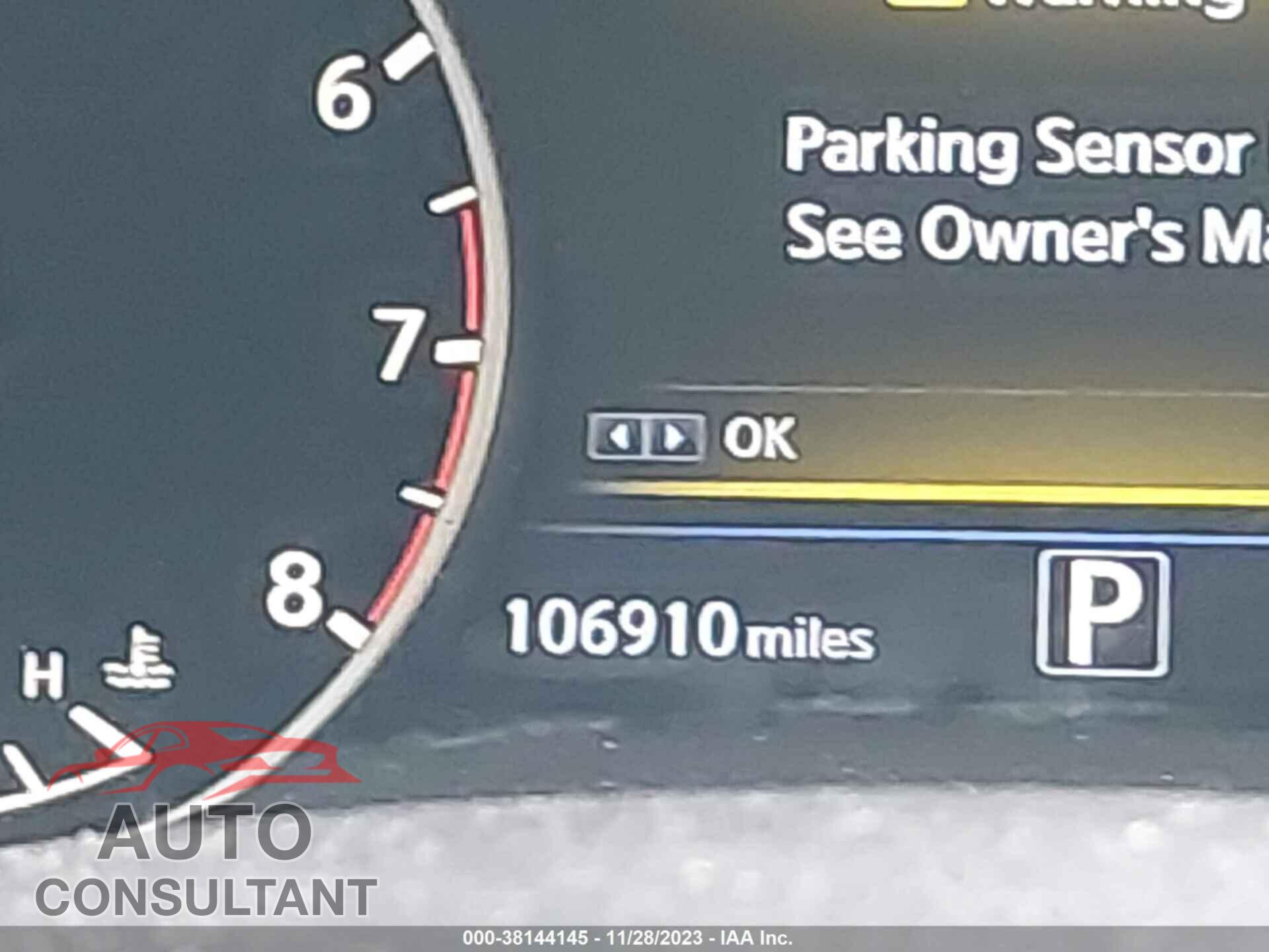 NISSAN MAXIMA 2017 - 1N4AA6AP1HC414467