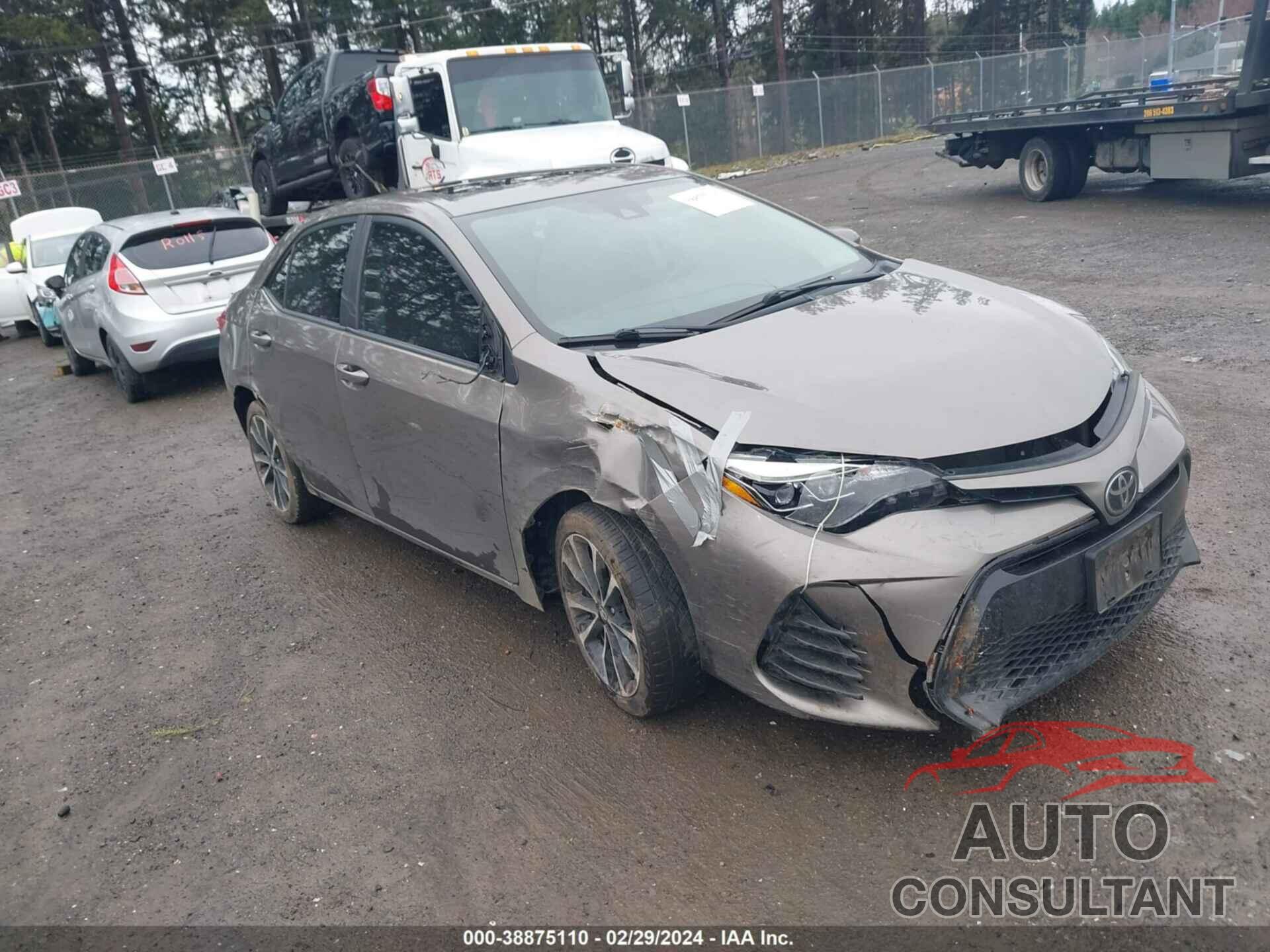 TOYOTA COROLLA 2019 - 2T1BURHE7KC185125
