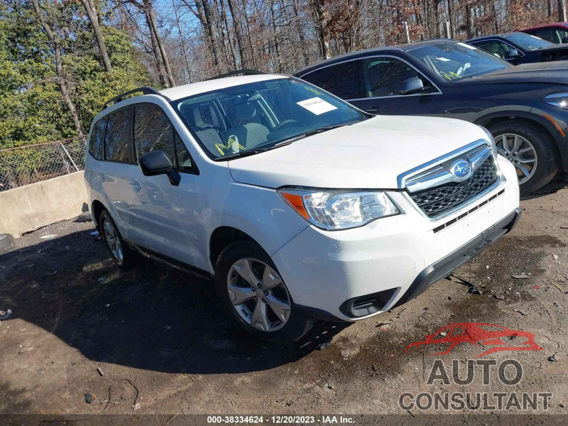 SUBARU FORESTER 2016 - JF2SJABCXGH523543
