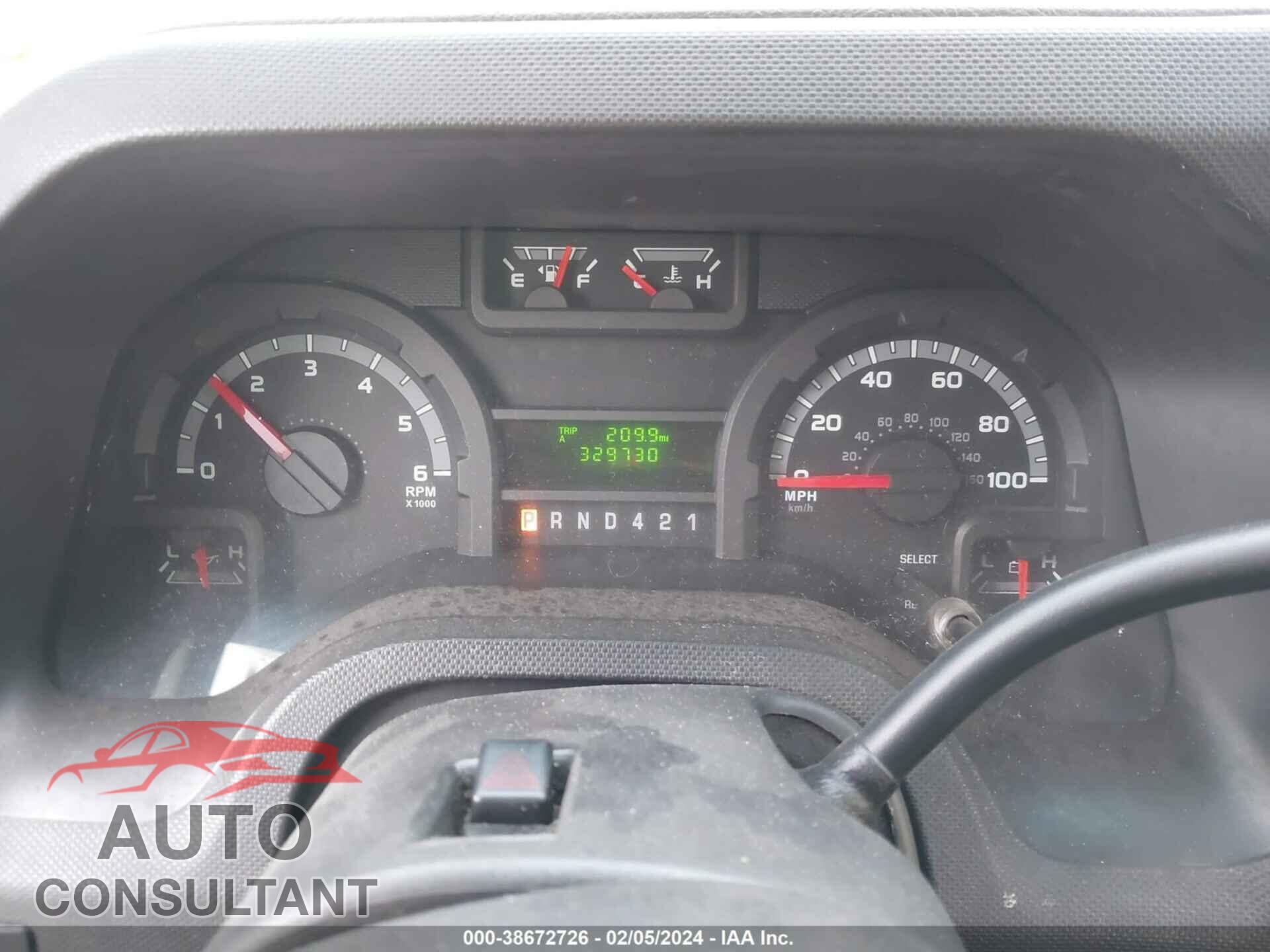 FORD E-450 CUTAWAY 2016 - 1FDFE4FS1GDC39552
