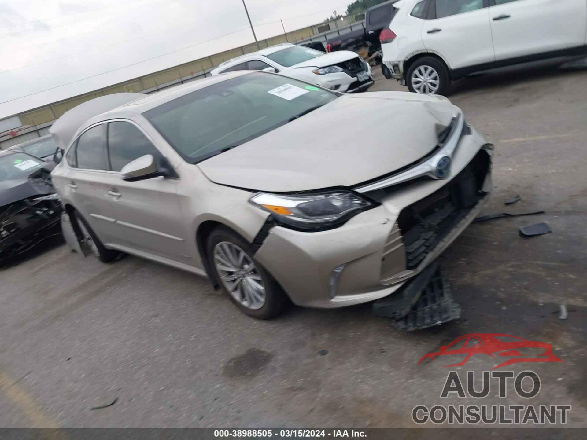 TOYOTA AVALON HYBRID 2017 - 4T1BD1EB2HU058656