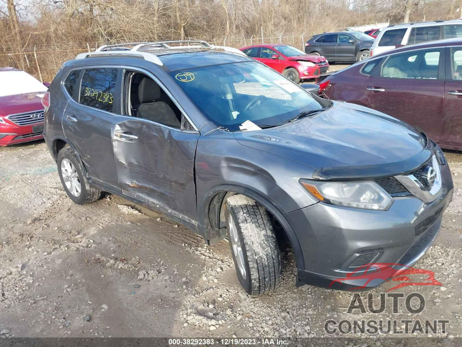 NISSAN ROGUE 2016 - 5N1AT2MVXGC811287