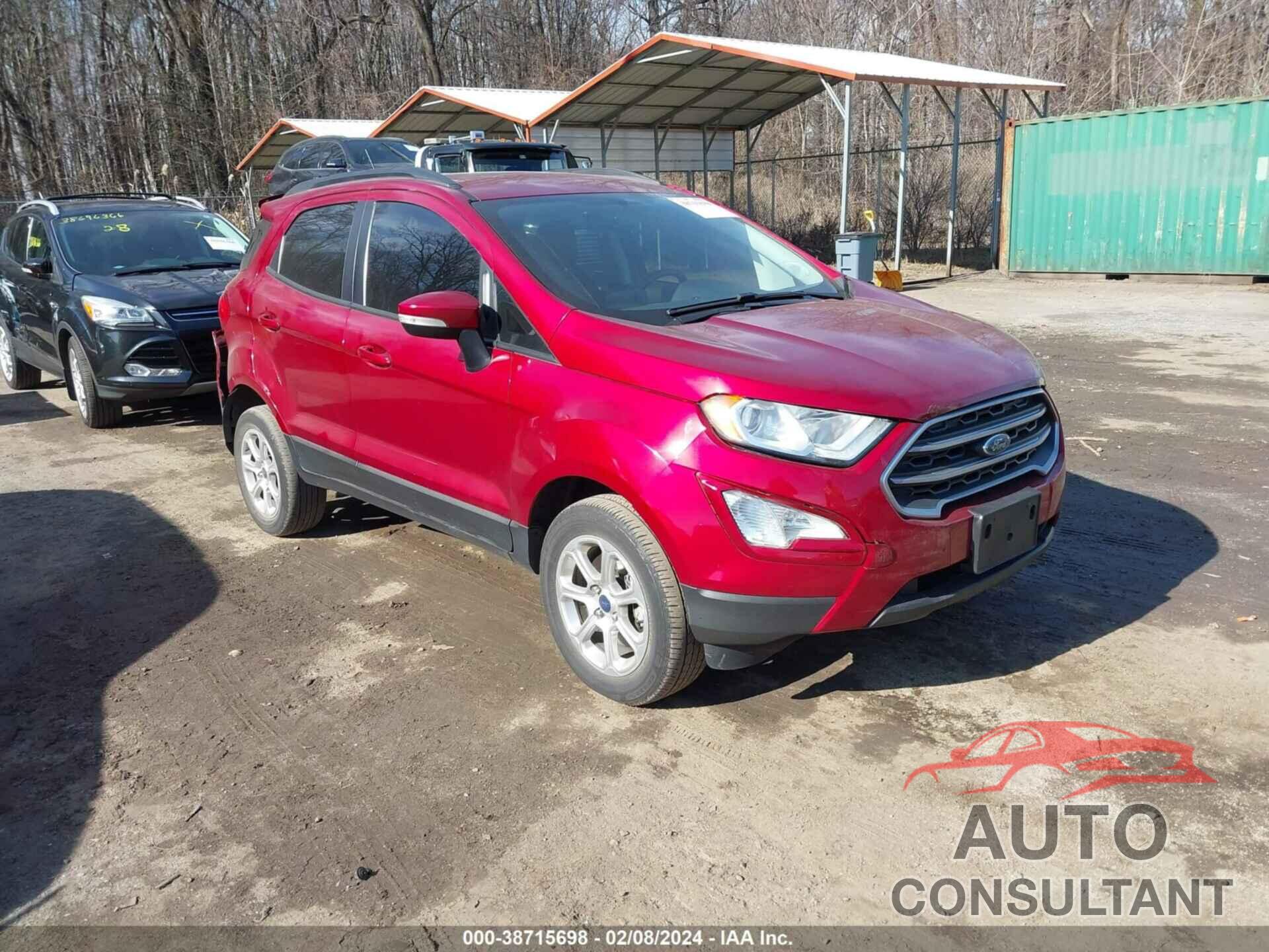 FORD ECOSPORT 2019 - MAJ6S3GL6KC300848