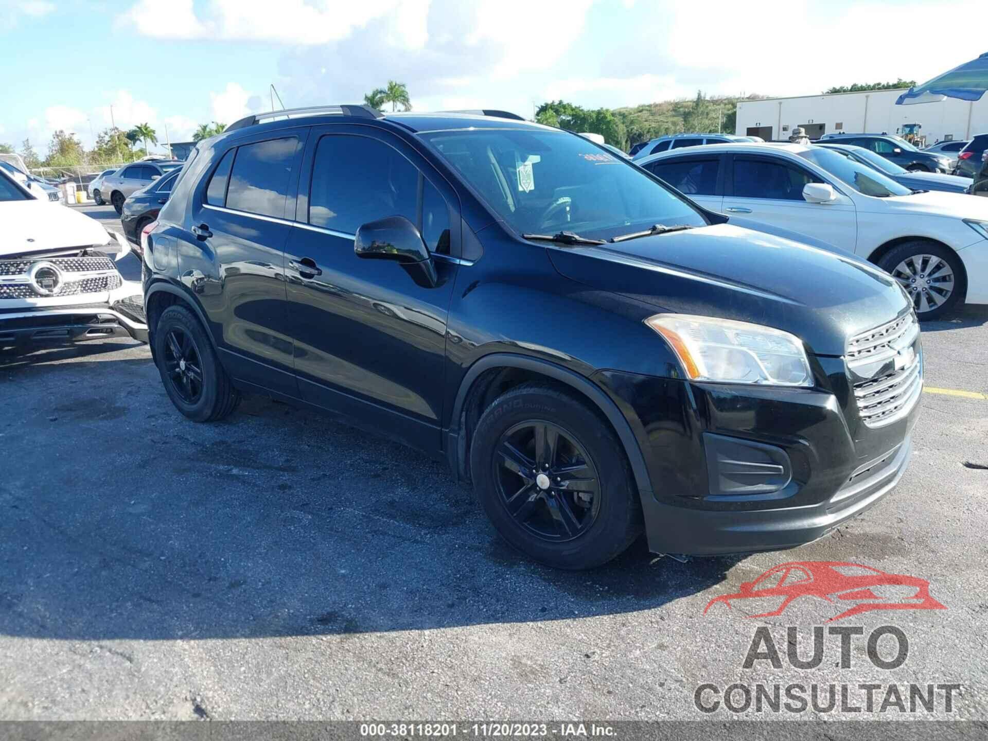 CHEVROLET TRAX 2016 - KL7CJLSB4GB617441