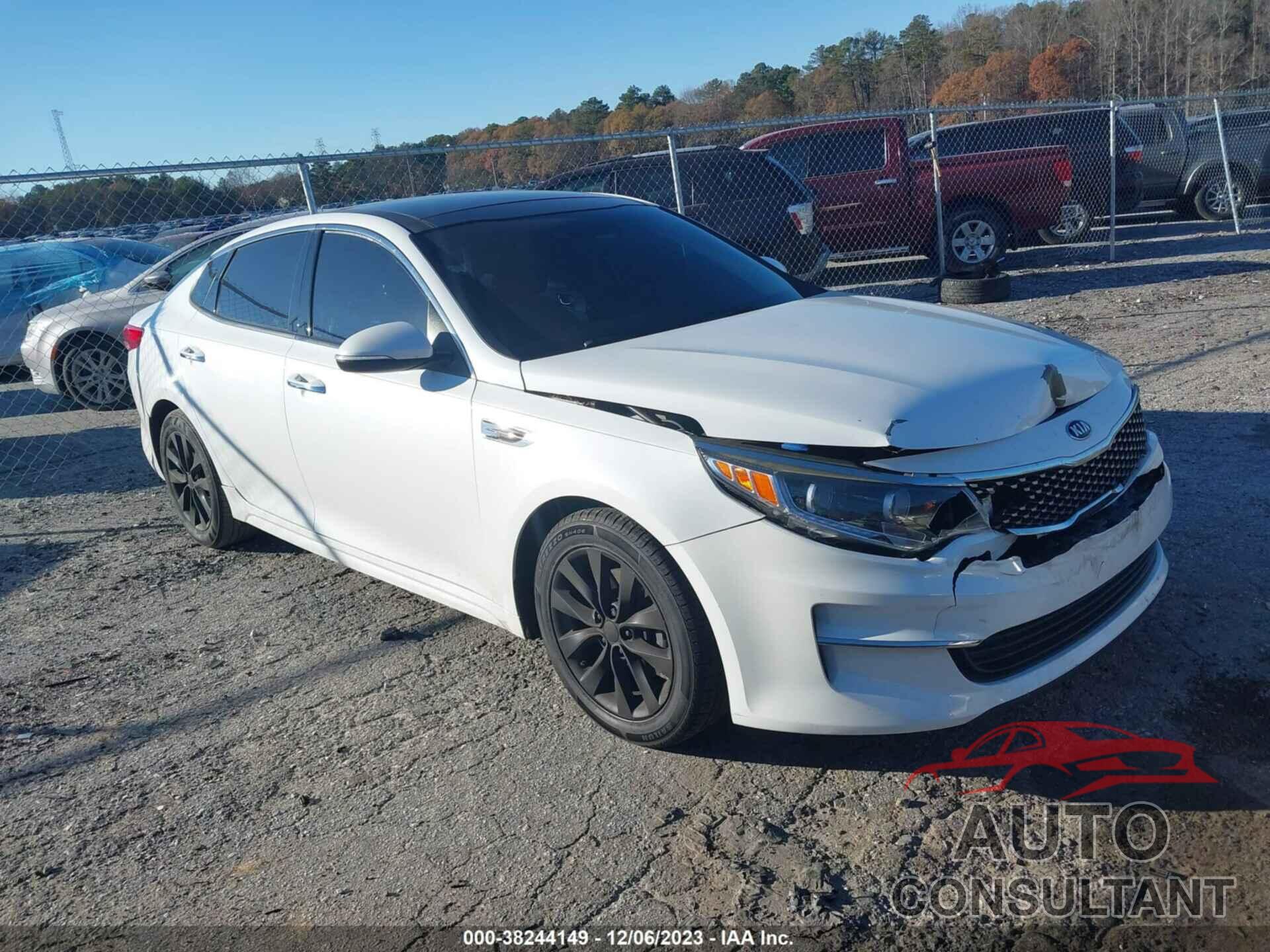 KIA OPTIMA 2016 - 5XXGU4L37GG014213