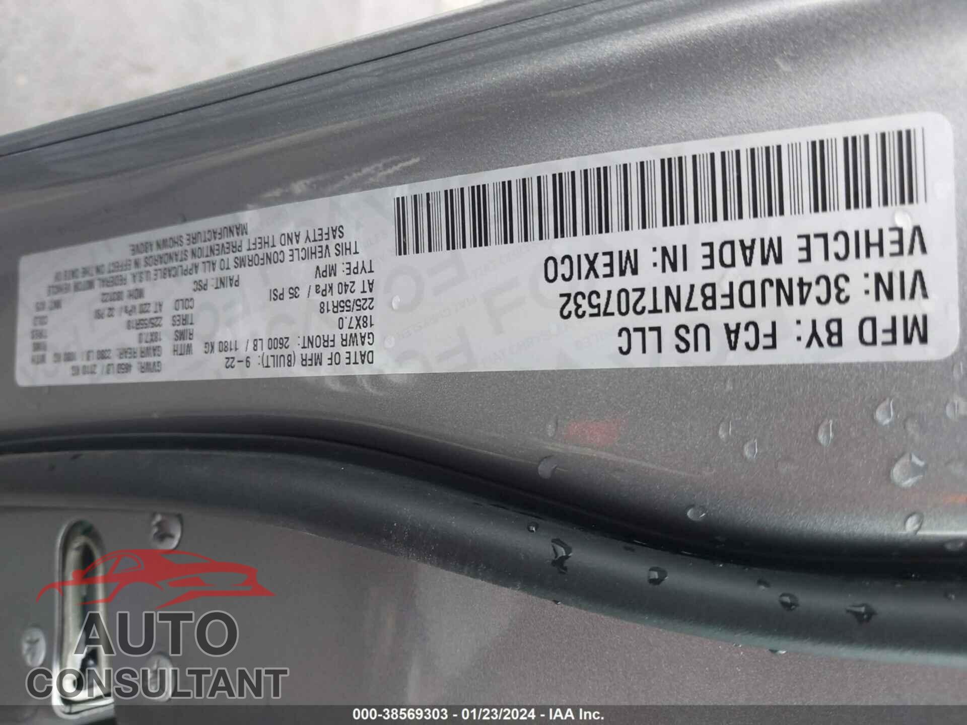 JEEP COMPASS 2022 - 3C4NJDFB7NT207532