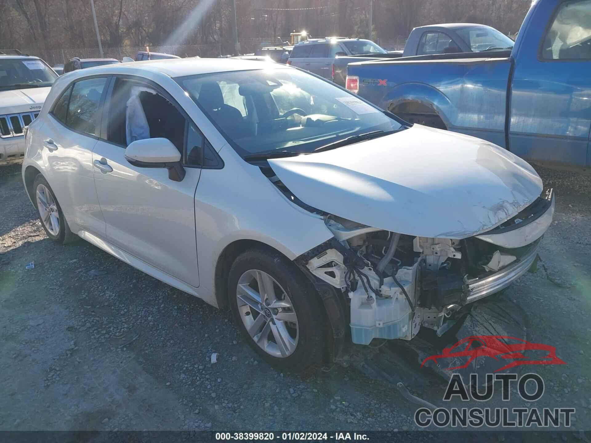 TOYOTA COROLLA 2019 - JTNK4RBE5K3044583