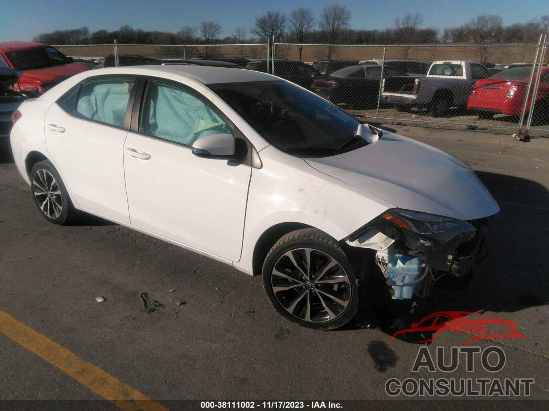 TOYOTA COROLLA 2017 - 5YFBURHE4HP640103