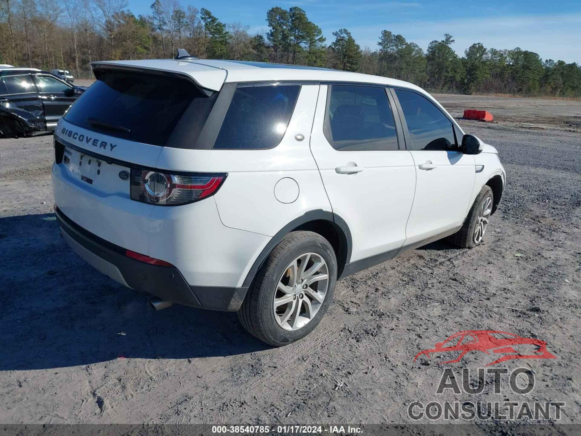 LAND ROVER DISCOVERY SPORT 2016 - SALCR2BG0GH585983