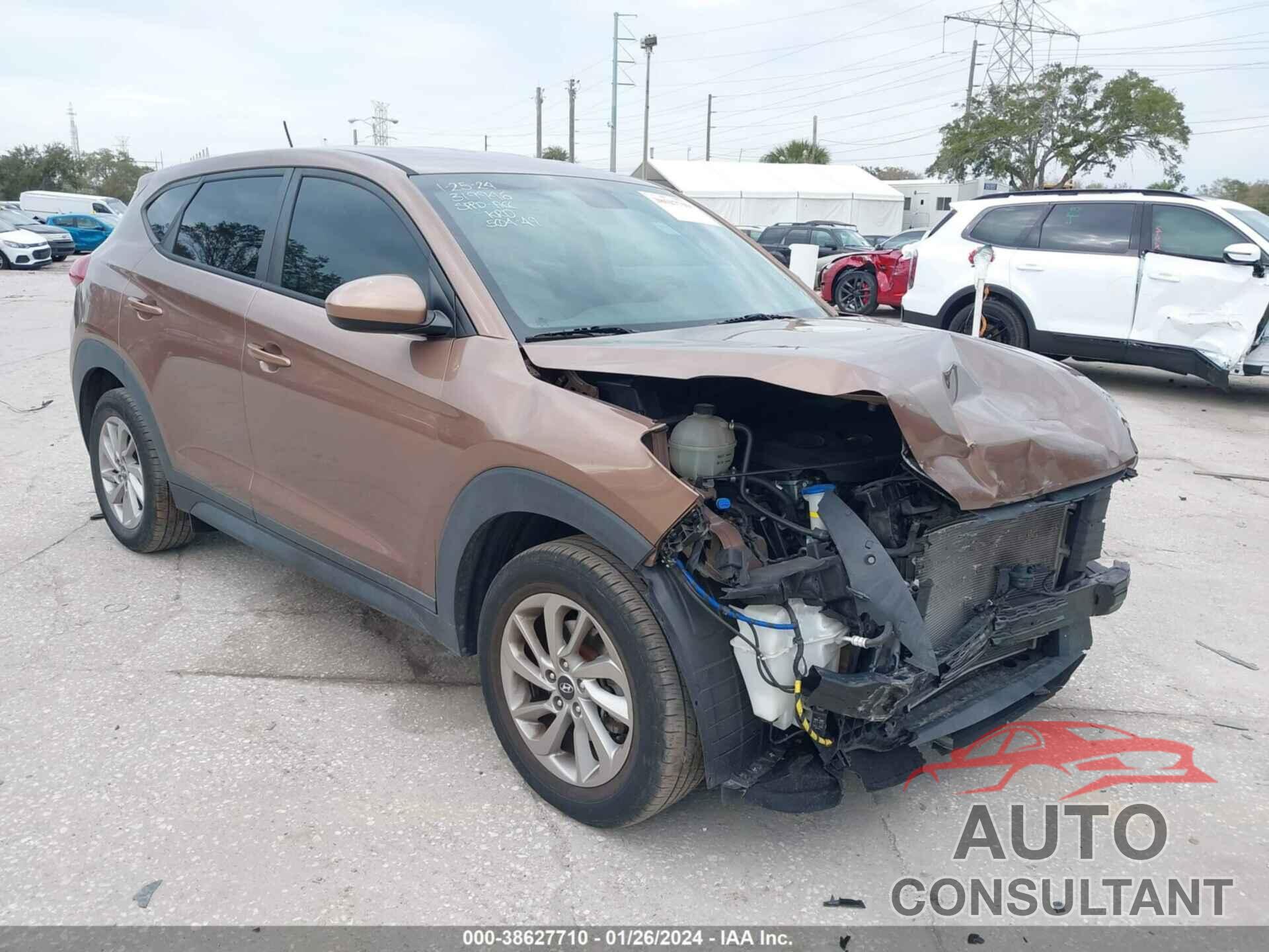 HYUNDAI TUCSON 2017 - KM8J23A49HU392994