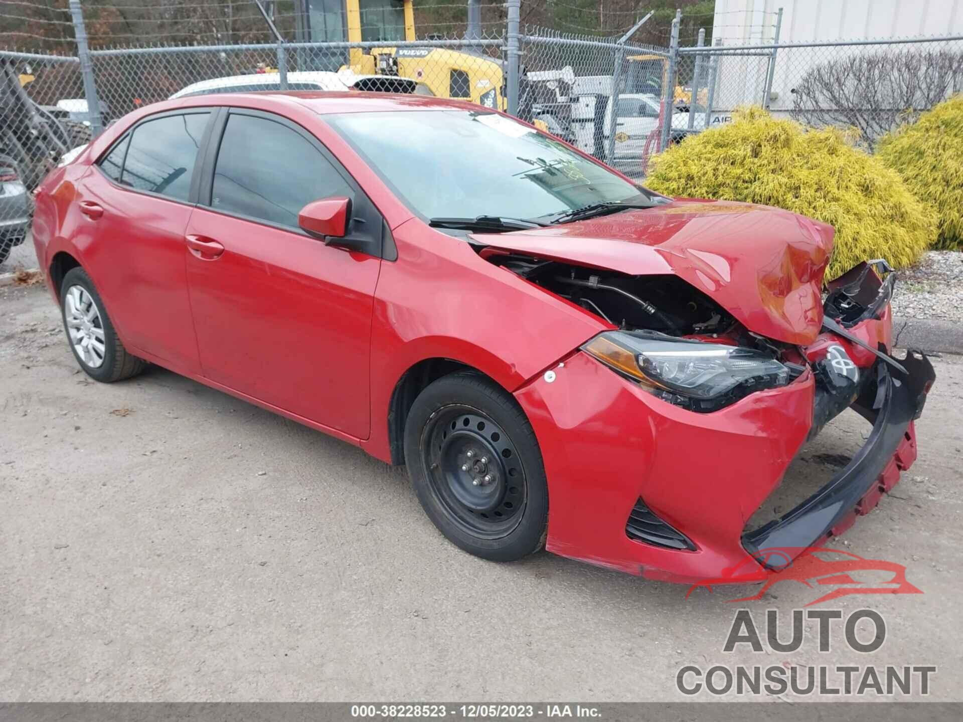 TOYOTA COROLLA 2018 - 2T1BURHEXJC983522