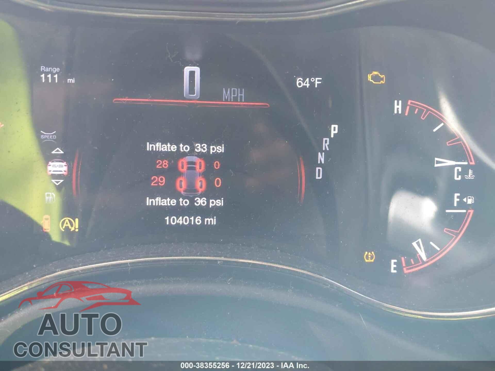 DODGE DURANGO 2018 - 1C4RDHDG1JC403230