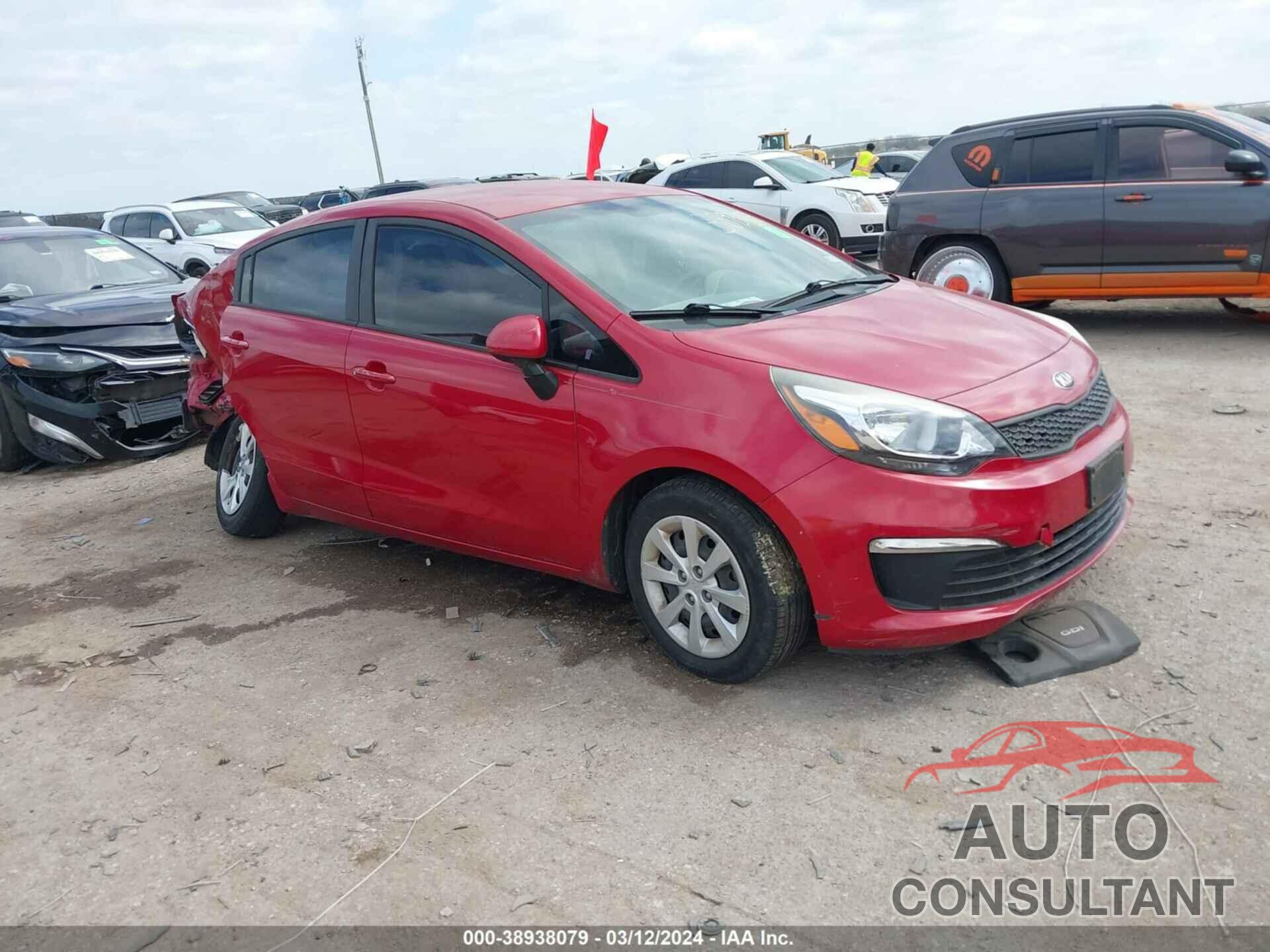 KIA RIO 2017 - KNADM4A39H6049662