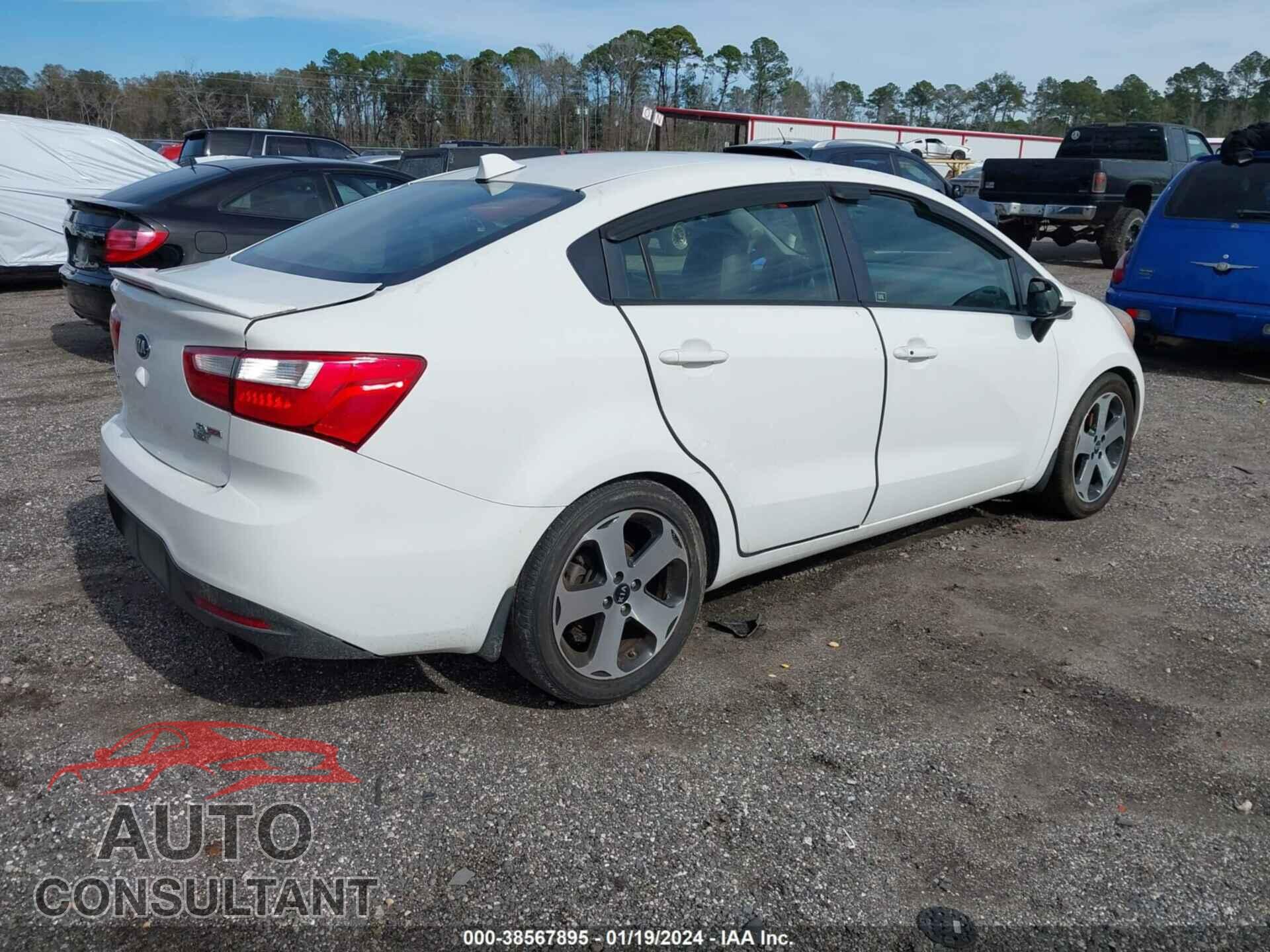 KIA RIO 2013 - KNADN4A36D6284124
