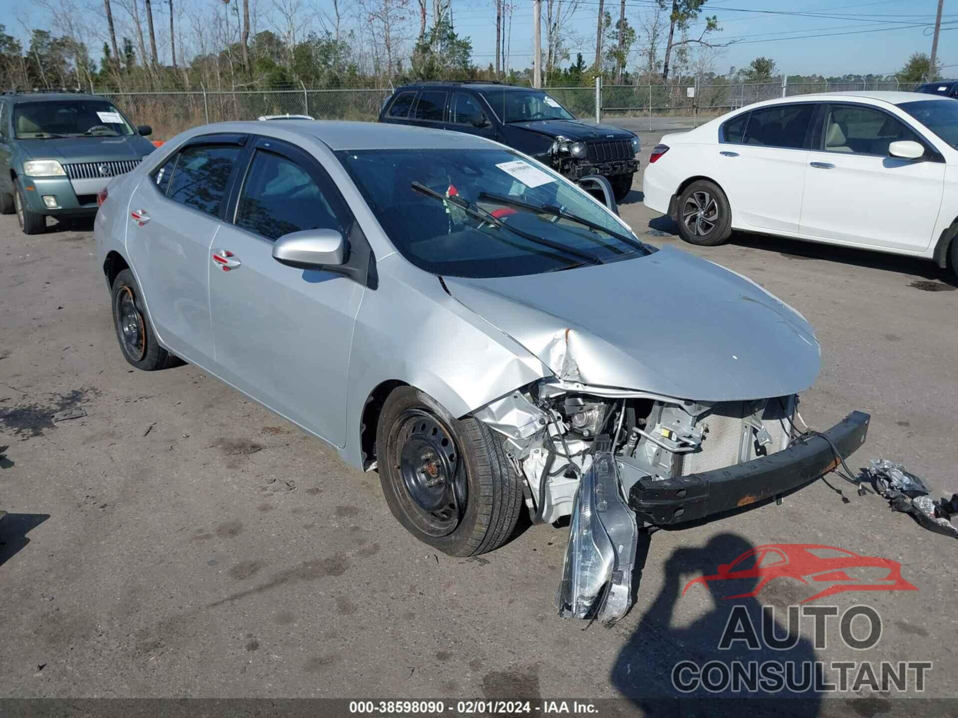 TOYOTA COROLLA 2019 - 2T1BURHE5KC204139